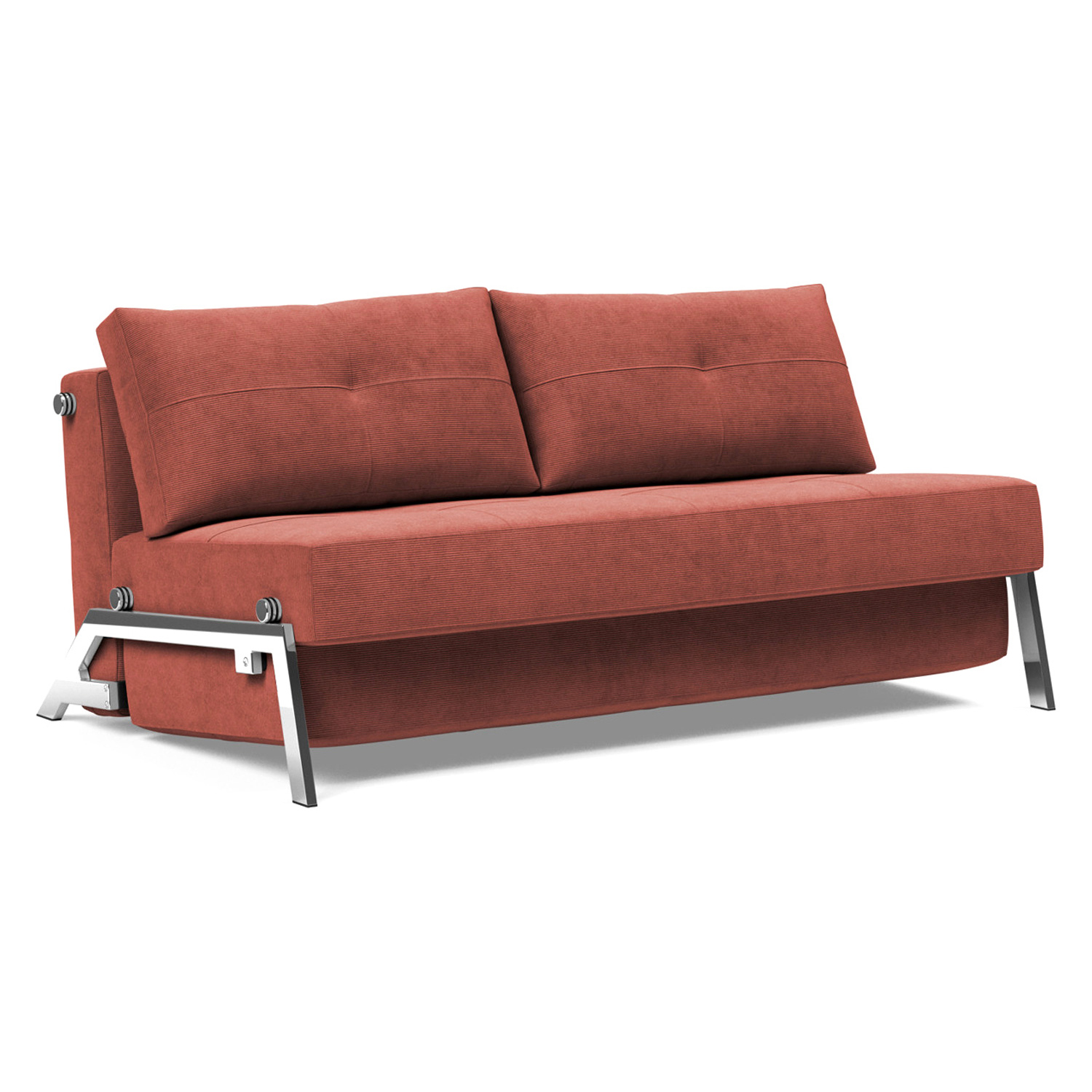 Innovation Living - Cubed Queen Size Sofa Bed with Chrome Legs