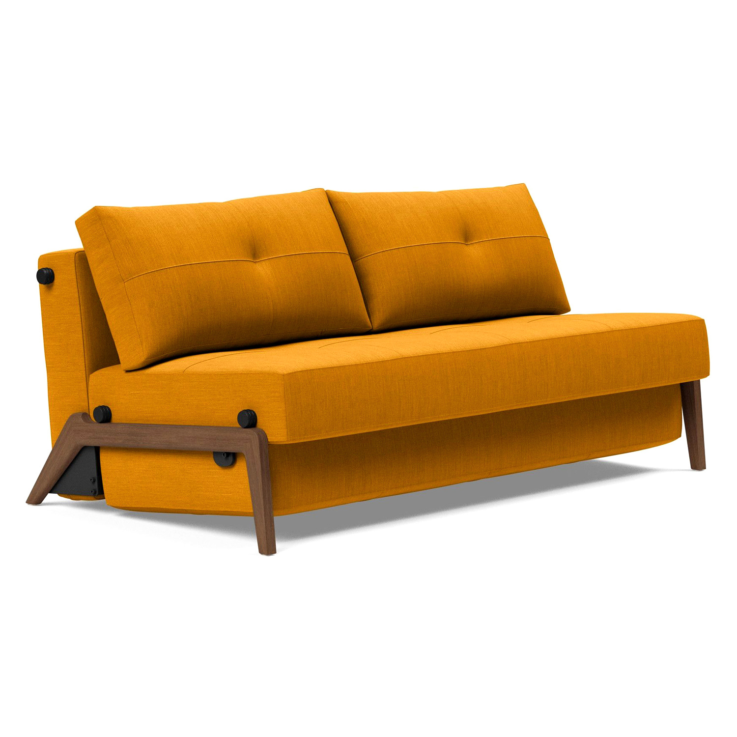 Innovation Living - Cubed Queen Size Sofa Bed with Dark Wood Legs