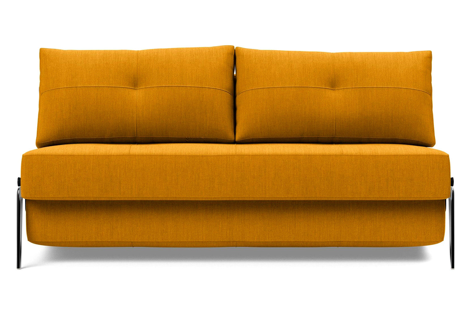 Innovation Living Cubed Queen Size Sofa Bed with Alu Legs - 507 Elegance Burned Curry