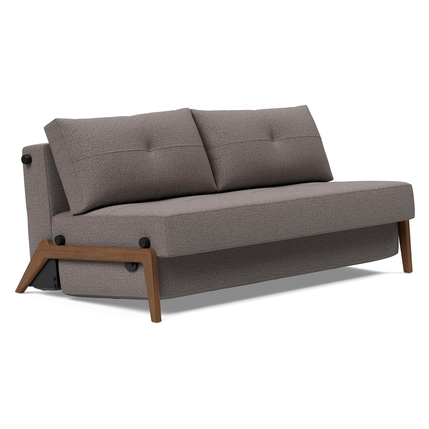 Innovation Living - Cubed Queen Size Sofa Bed with Dark Wood Legs