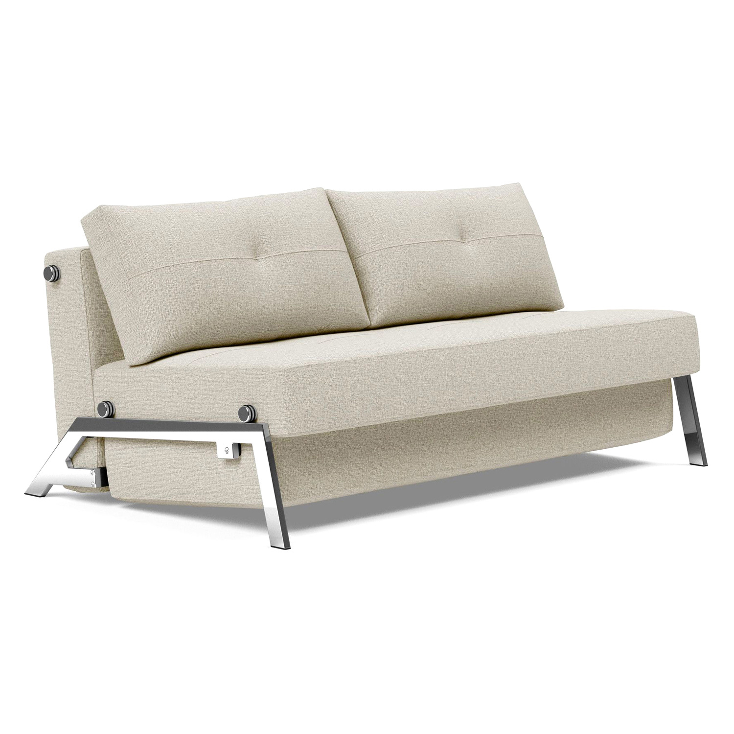 Innovation Living - Cubed Queen Size Sofa Bed with Chrome Legs