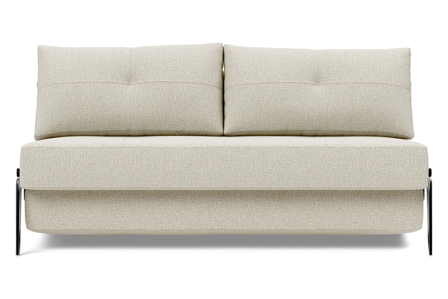 Innovation Living Cubed Queen Size Sofa Bed with Alu Legs - 527 Mixed Dance Natural