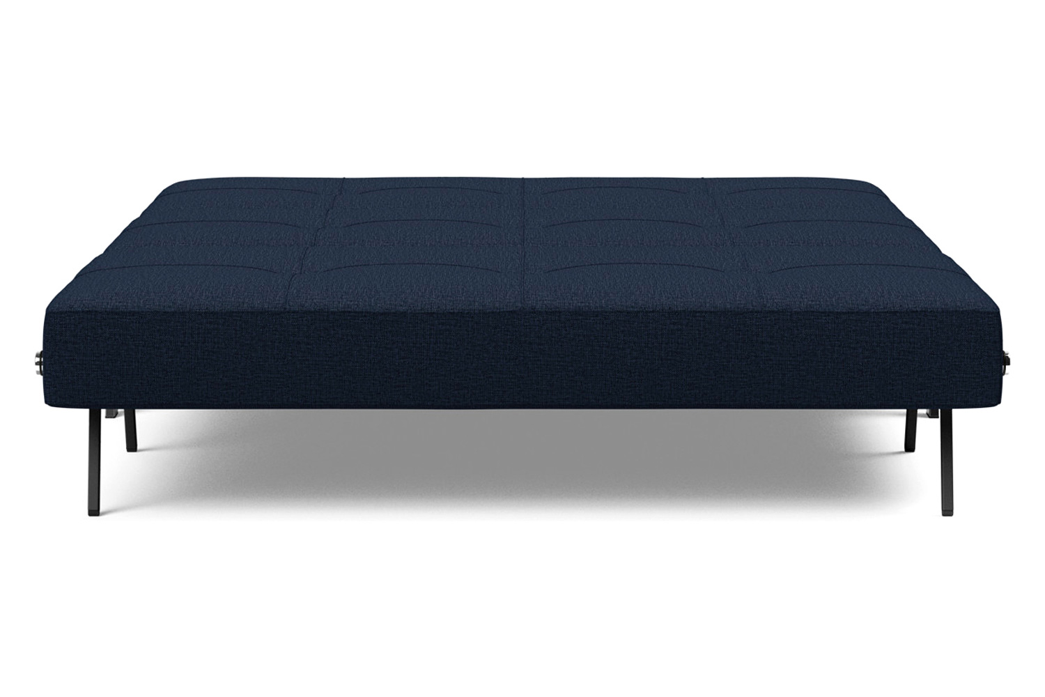 Innovation Living Cubed Queen Size Sofa Bed with Chrome Legs - 528 Mixed Dance Blue