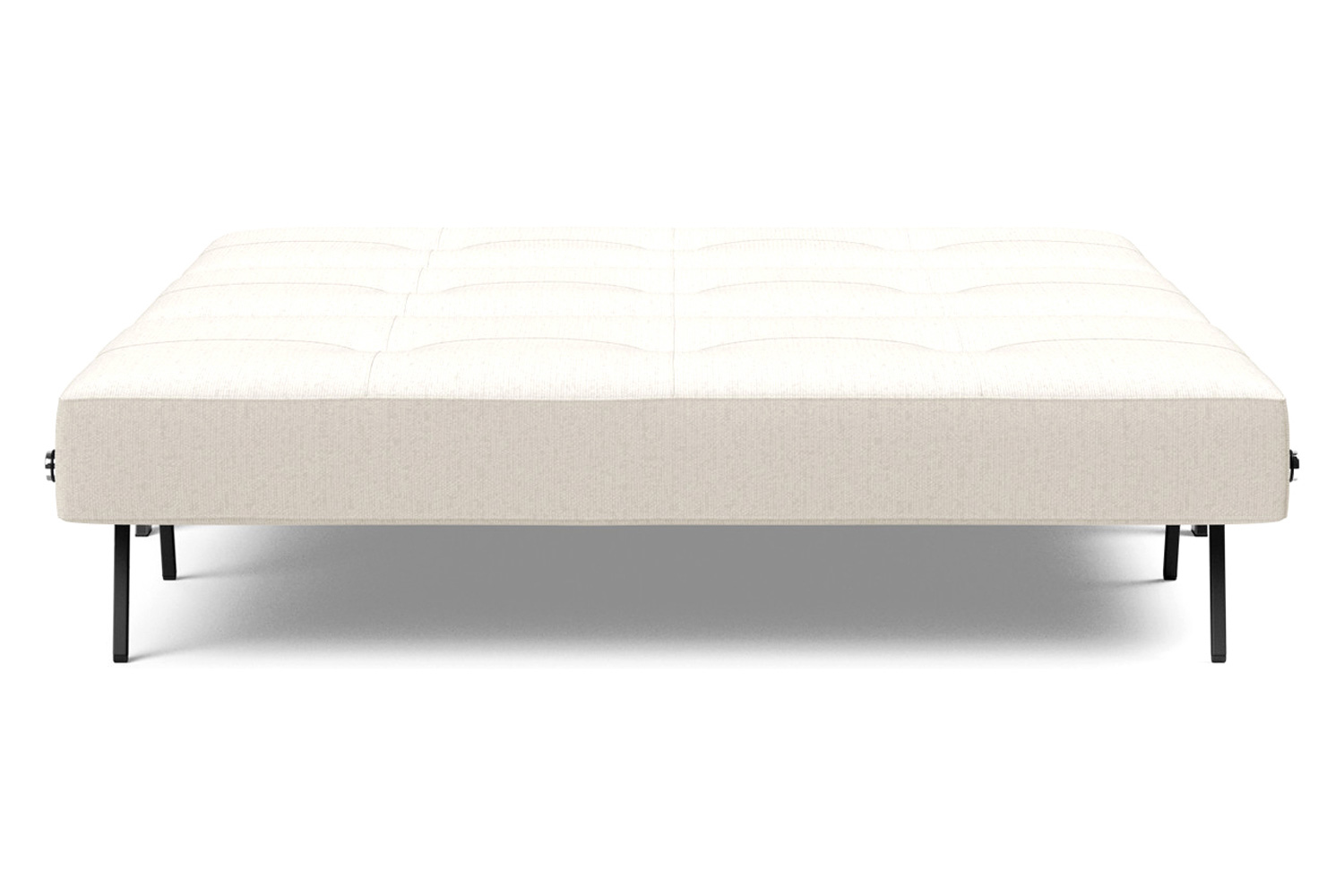 Innovation Living Cubed Queen Size Sofa Bed with Chrome Legs - 531 Bouclé Off White