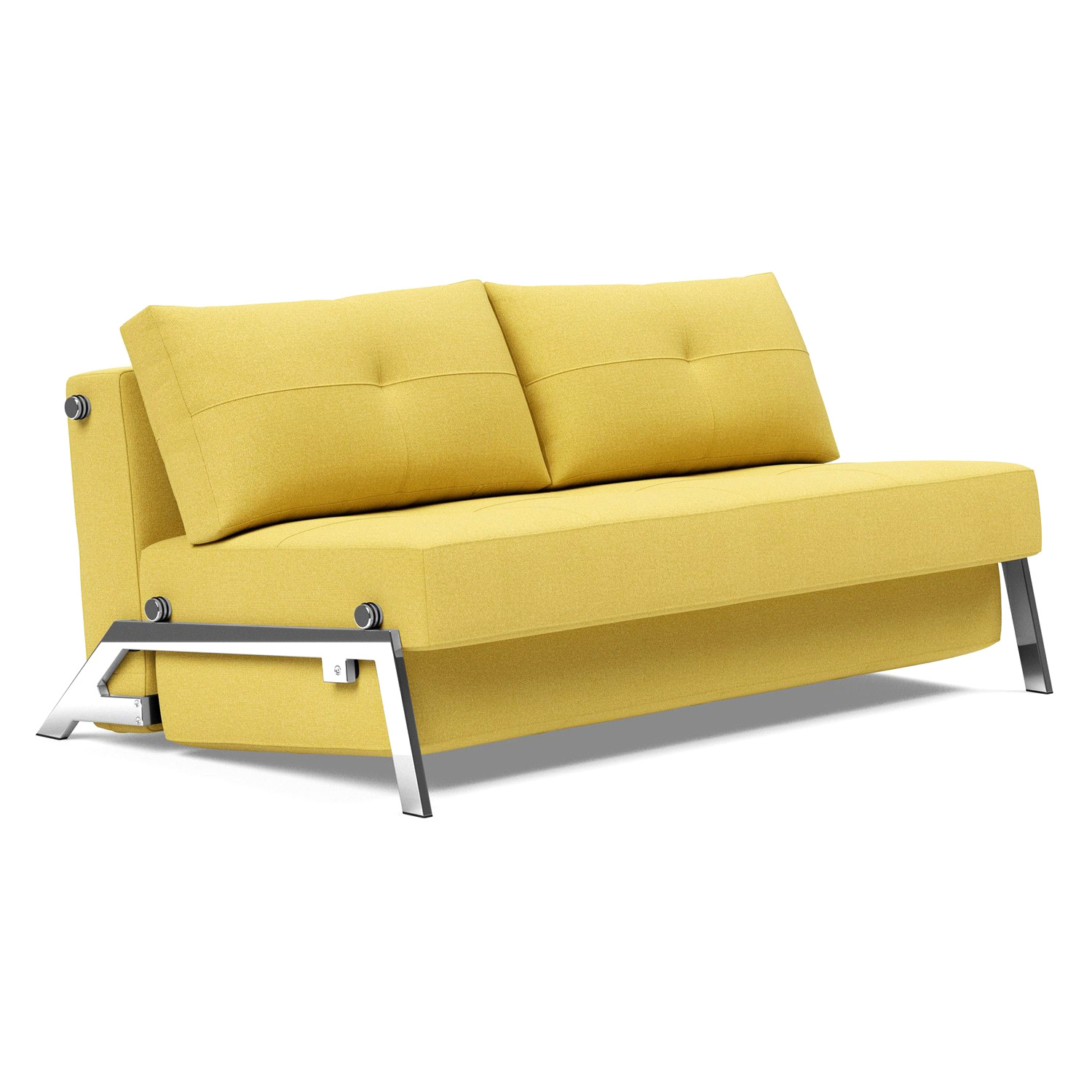 Innovation Living - Cubed Queen Size Sofa Bed with Chrome Legs
