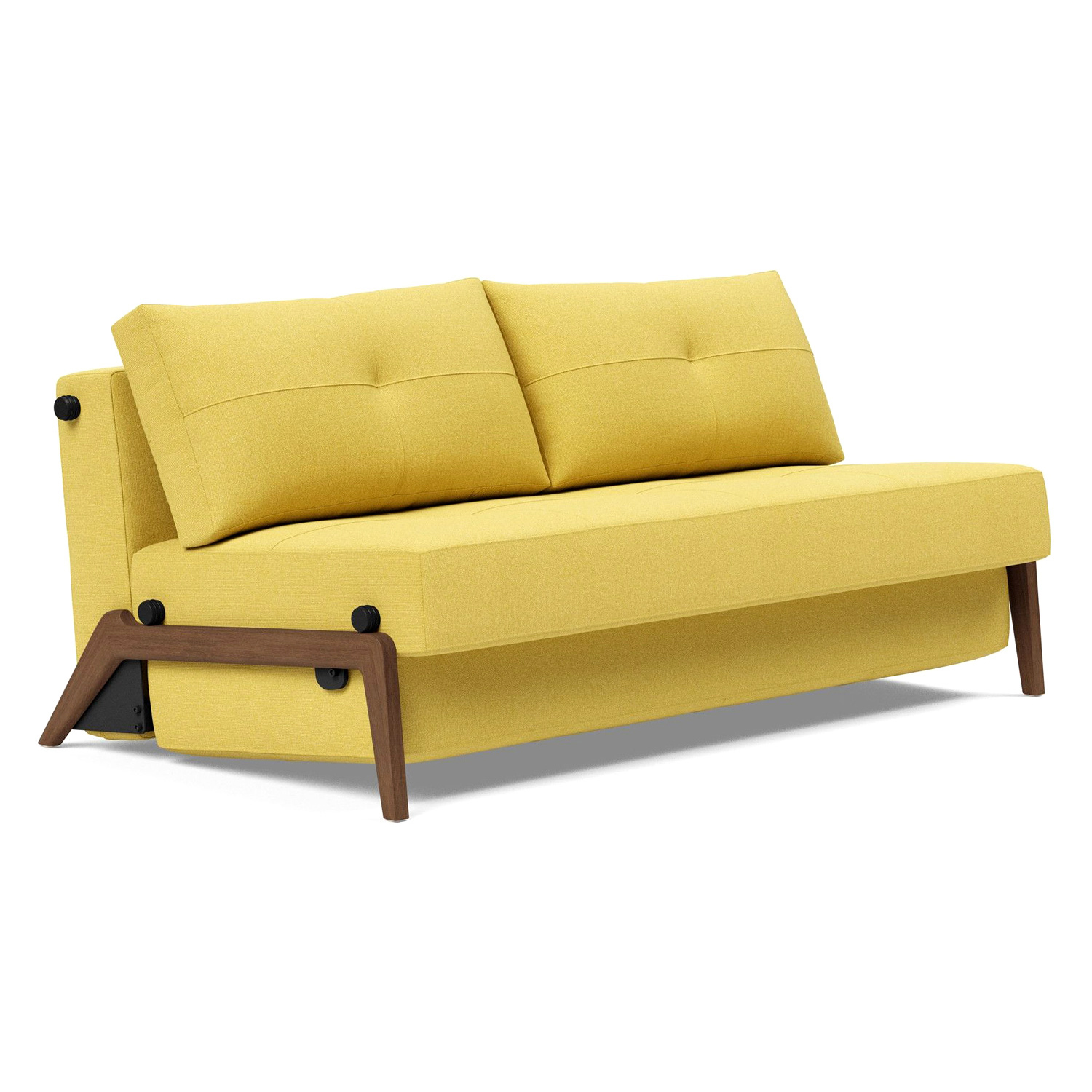 Innovation Living - Cubed Queen Size Sofa Bed with Dark Wood Legs