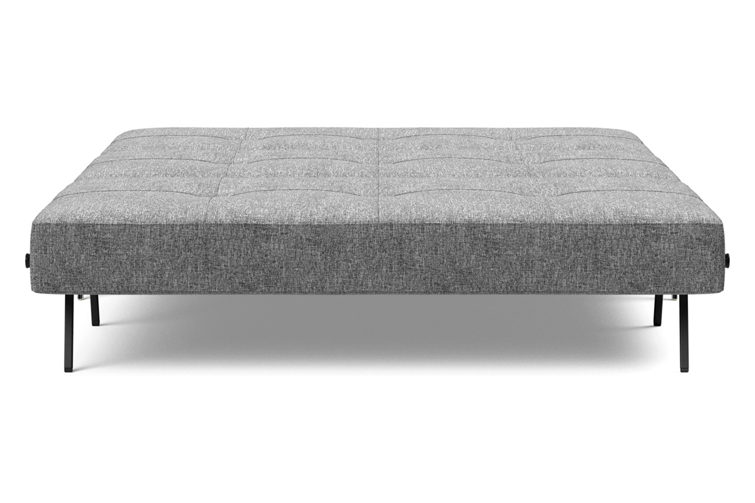 Innovation Living Cubed Queen Size Sofa Bed with Alu Legs - 563 Twist Charcoal