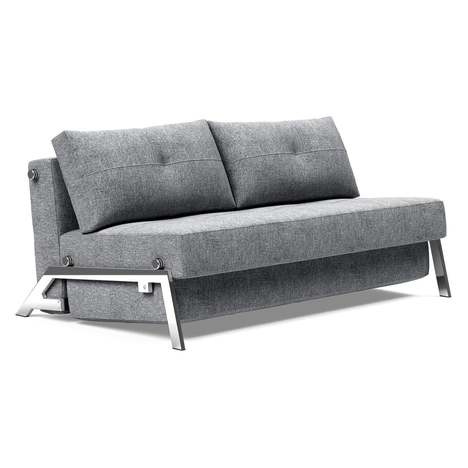 Innovation Living - Cubed Queen Size Sofa Bed with Chrome Legs
