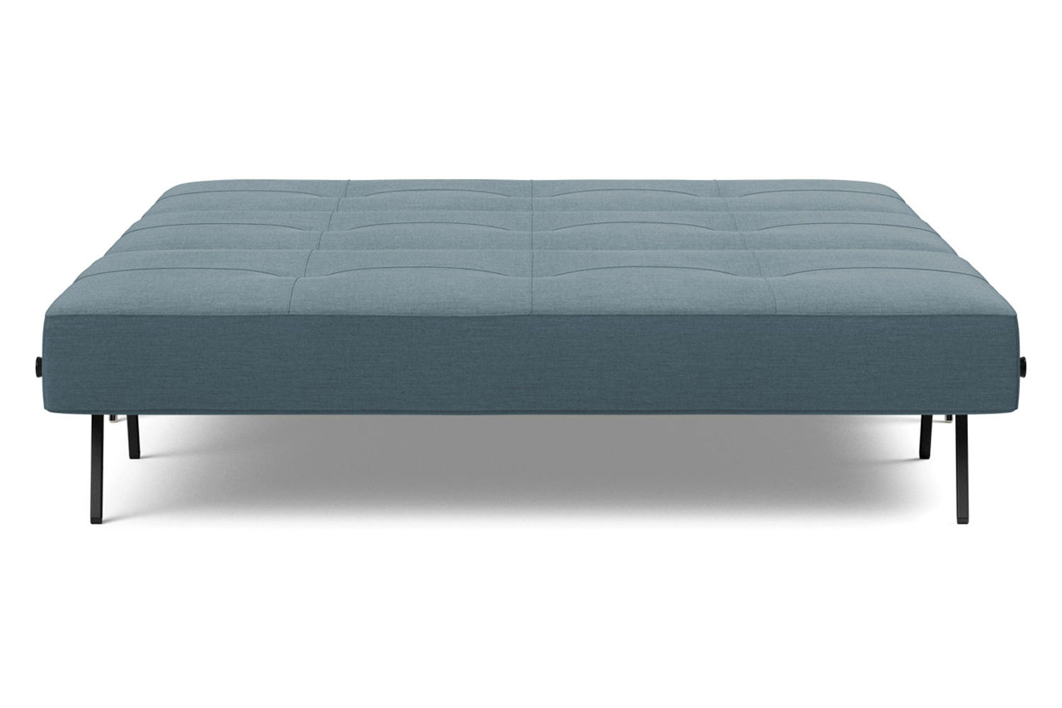 Innovation Living Cubed Queen Size Sofa Bed with Alu Legs - 573 Vivus Dusty Blue