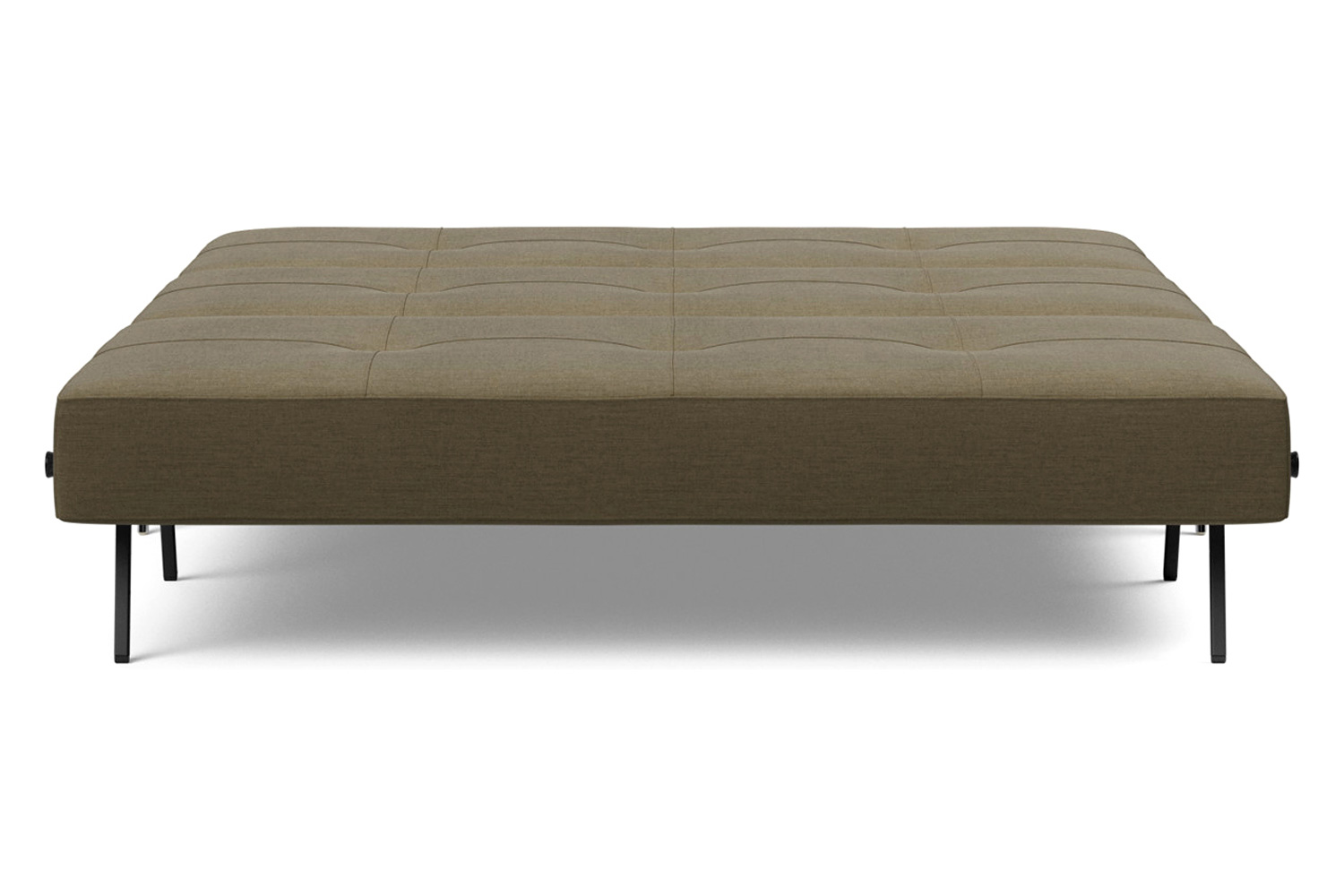 Innovation Living Cubed Queen Size Sofa Bed with Alu Legs - 575 Vivus Dusty Olive