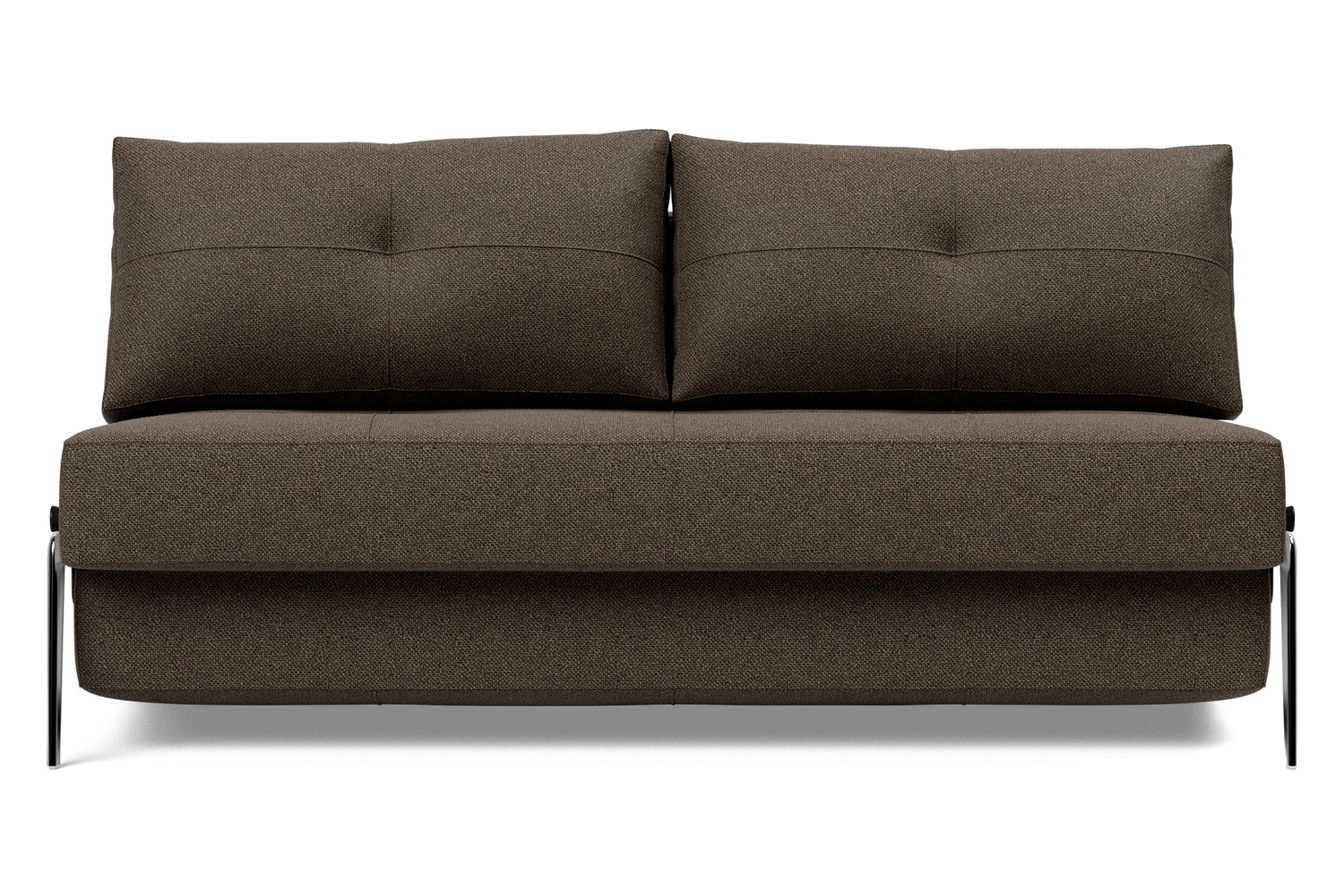 Innovation Living Cubed Queen Size Sofa Bed with Alu Legs - 578 Kenya Taupe