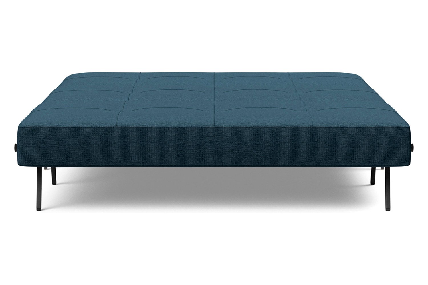 Innovation Living Cubed Queen Size Sofa Bed with Alu Legs - 580 Argus Navy Blue