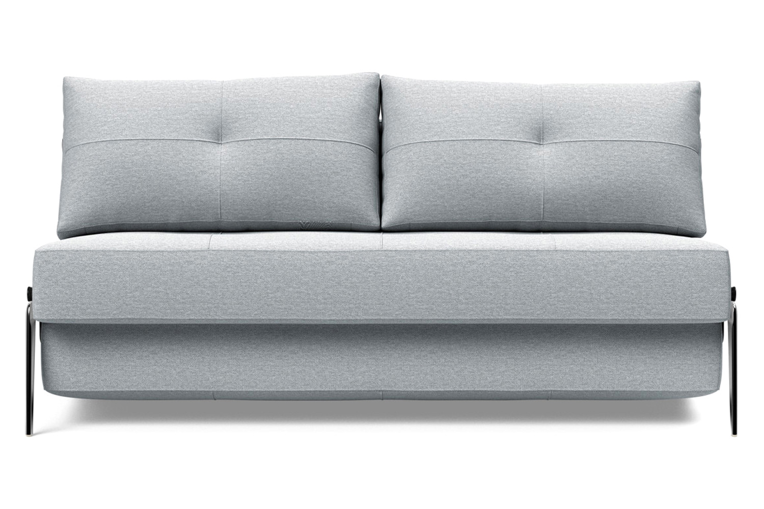 Innovation Living Cubed Queen Size Sofa Bed with Alu Legs - 583 Argus Gray