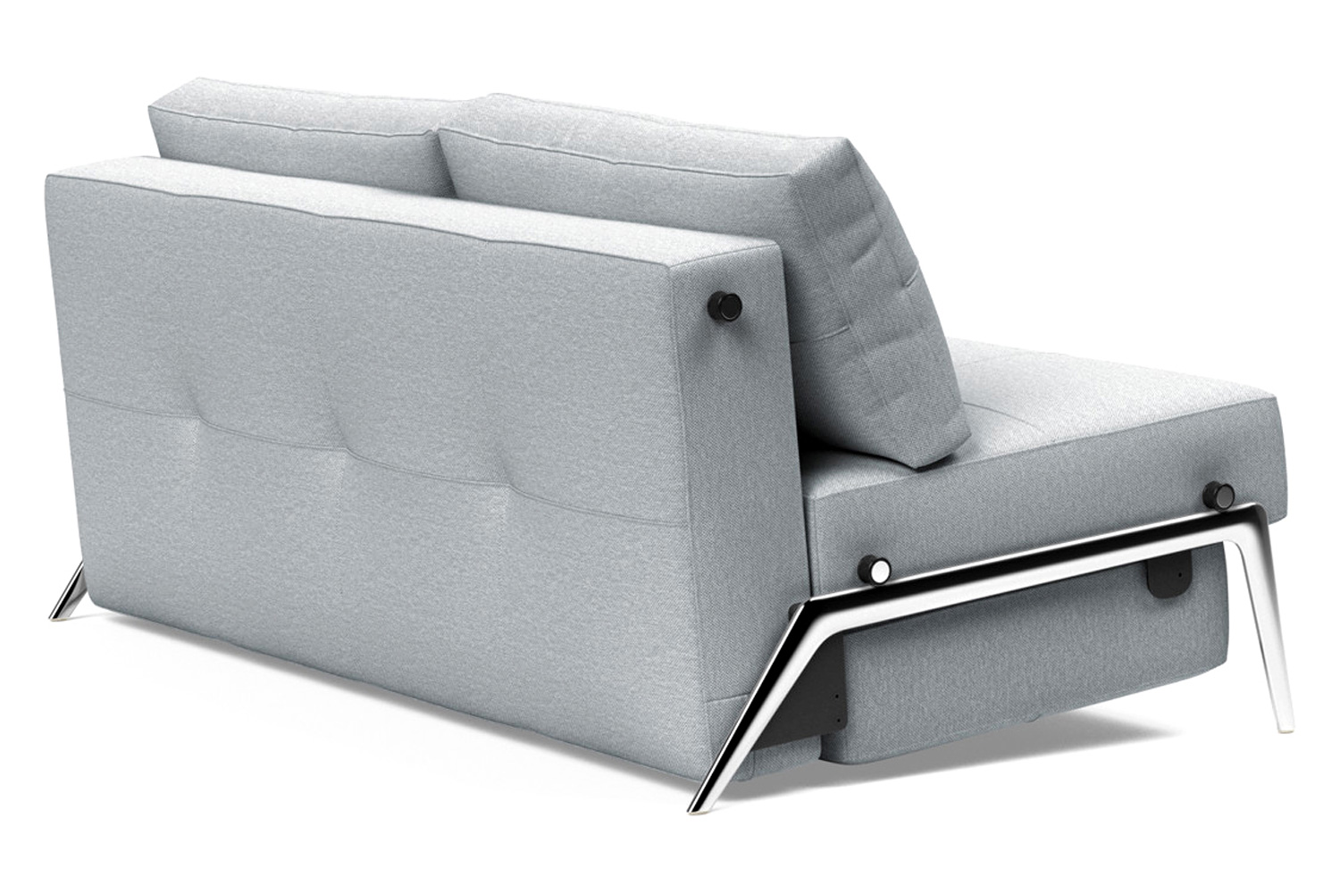 Innovation Living Cubed Queen Size Sofa Bed with Alu Legs - 583 Argus Gray