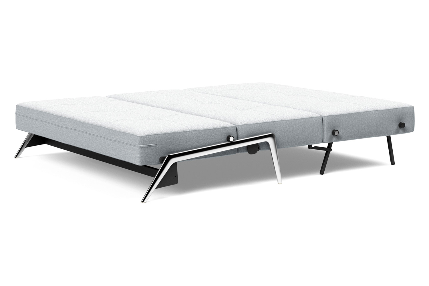 Innovation Living Cubed Queen Size Sofa Bed with Alu Legs - 583 Argus Gray