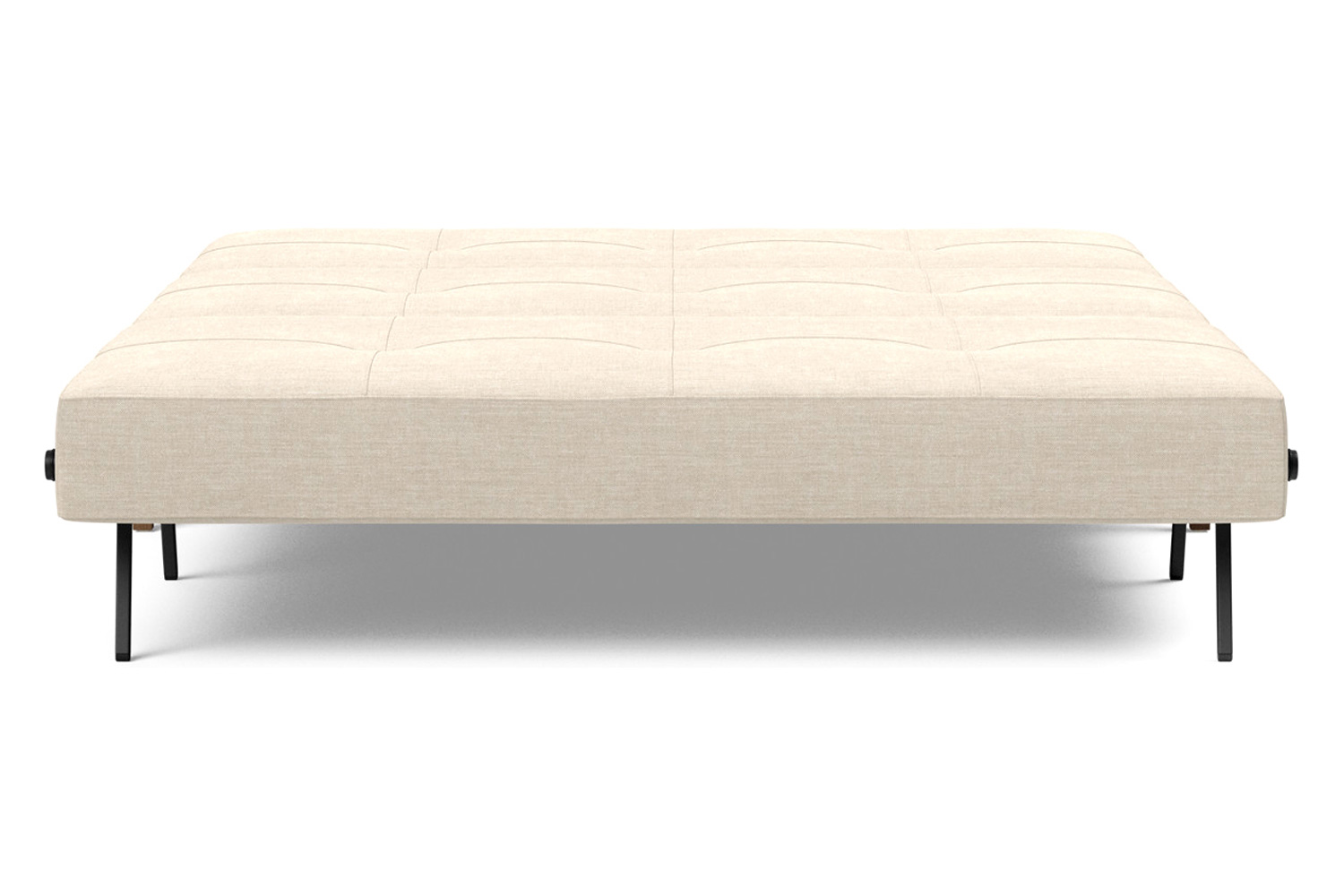 Innovation Living Cubed Queen Size Sofa Bed with Dark Wood Legs - 586 Phobos Latte