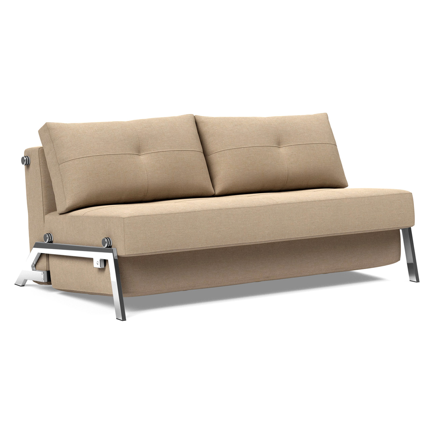 Innovation Living - Cubed Queen Size Sofa Bed with Chrome Legs