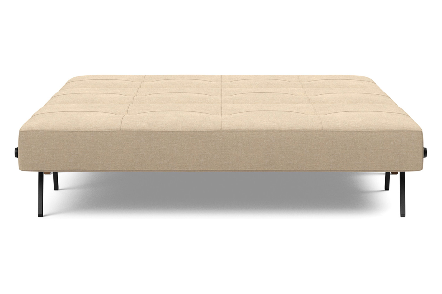 Innovation Living Cubed Queen Size Sofa Bed with Dark Wood Legs - 587 Phobos Mocha