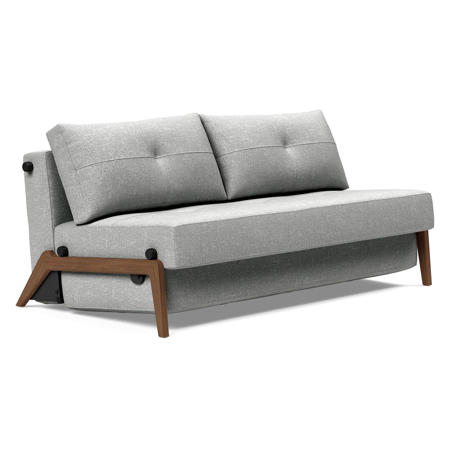 Innovation Living - Cubed Queen Size Sofa Bed with Dark Wood Legs