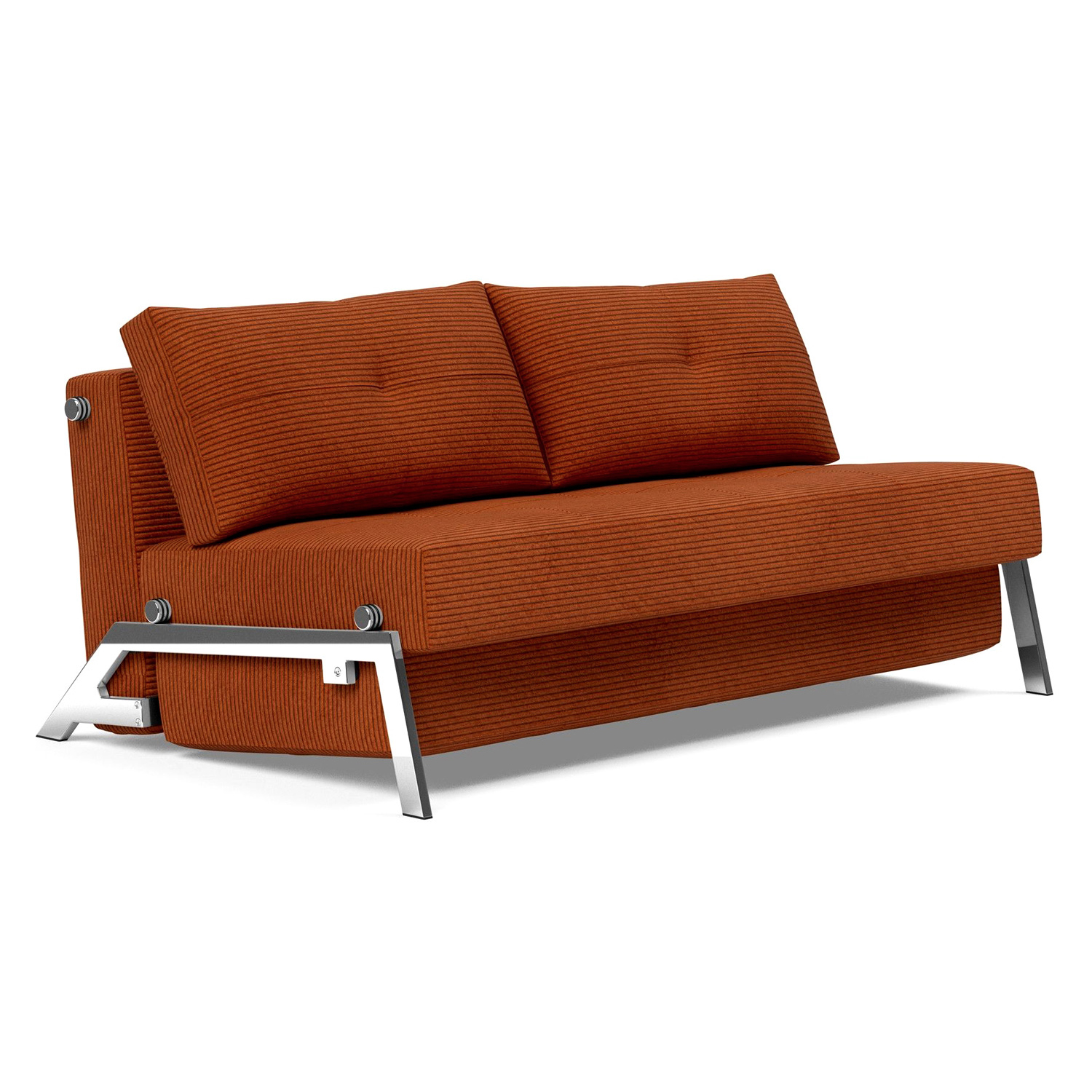 Innovation Living - Cubed Queen Size Sofa Bed with Chrome Legs