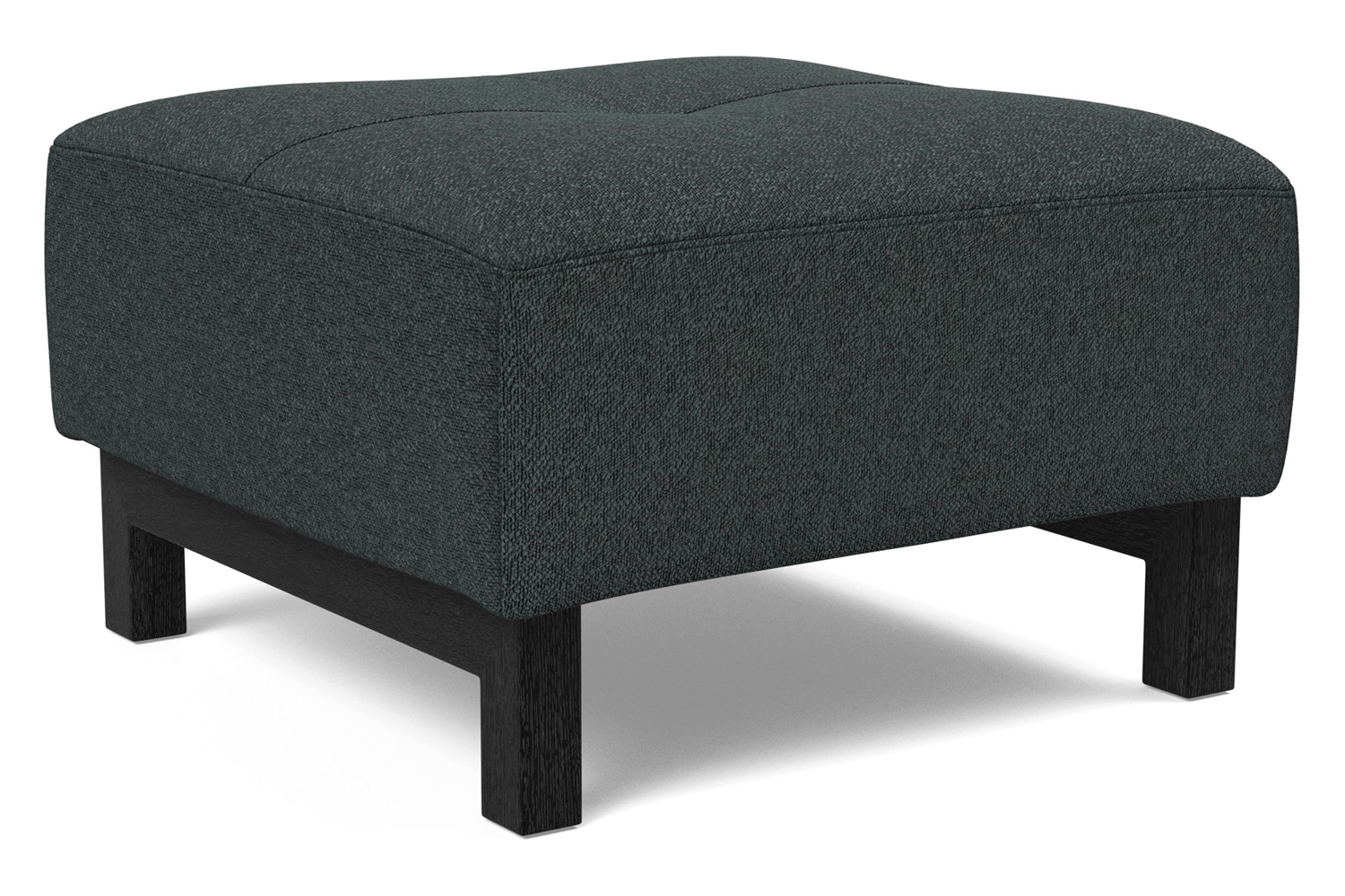 Innovation Living Grand D.E.L. Ottoman - 534 Bouclé Black Raven