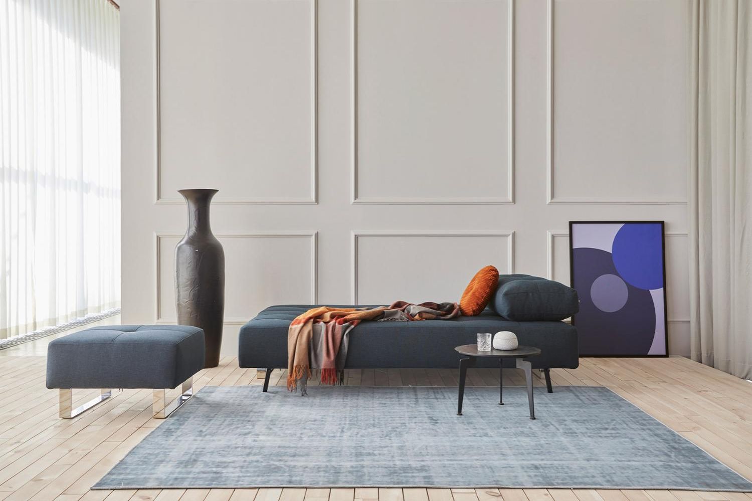 Innovation Living Supremax/Cassius D.E.L. ottoman - 575 Vivus Dusty Olive