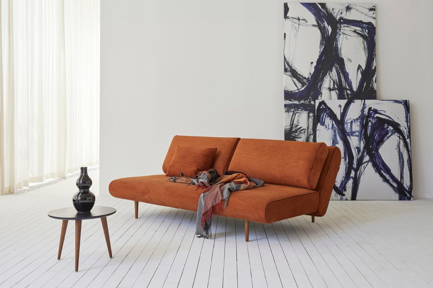 Innovation Living Unfurl Lounger Sofa Bed - 506 Elegance Paprika