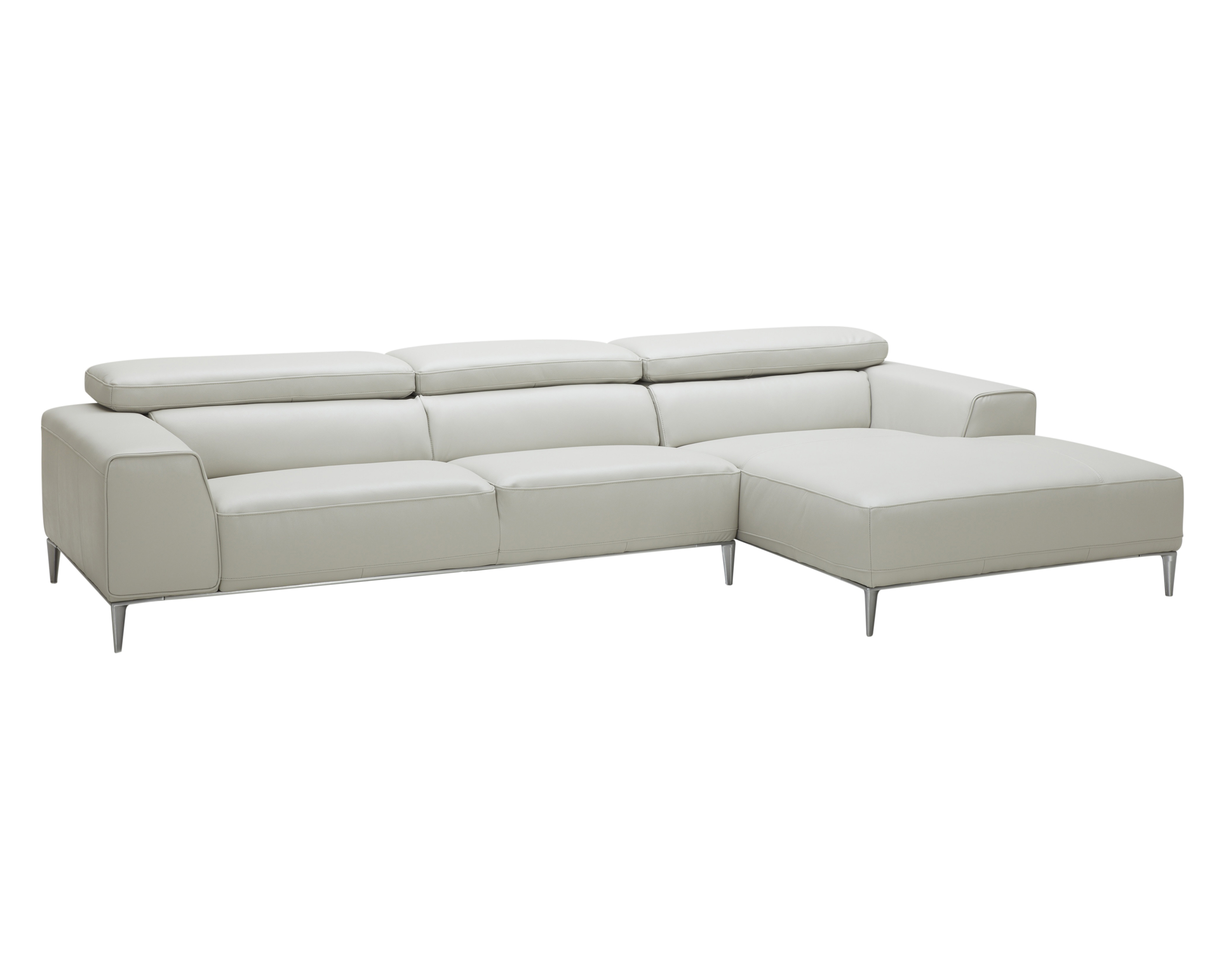 J&M Lecoultre Sectional - Right Hand Facing, Light Gray