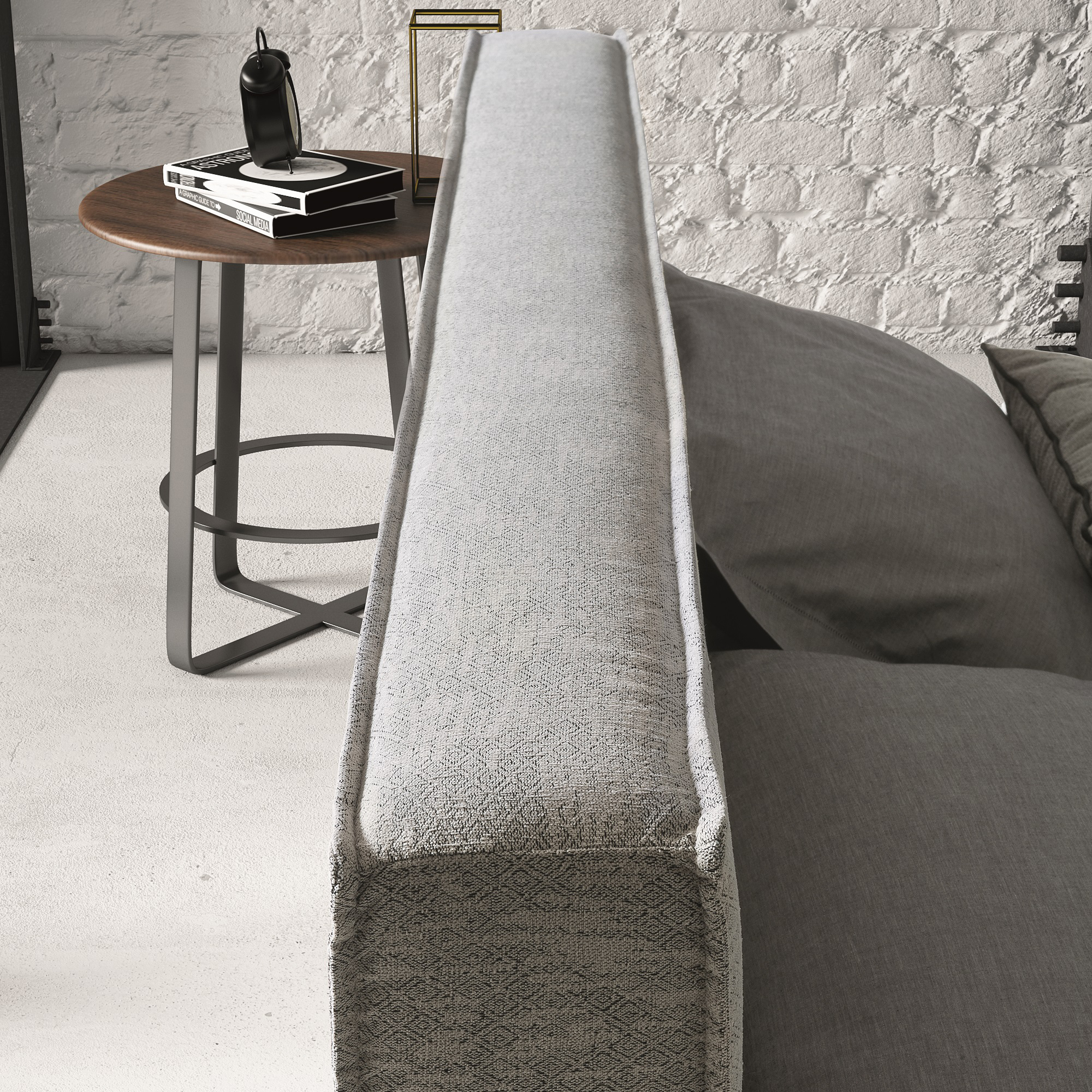 J&M Ipanema Queen Storage Bed - Gray