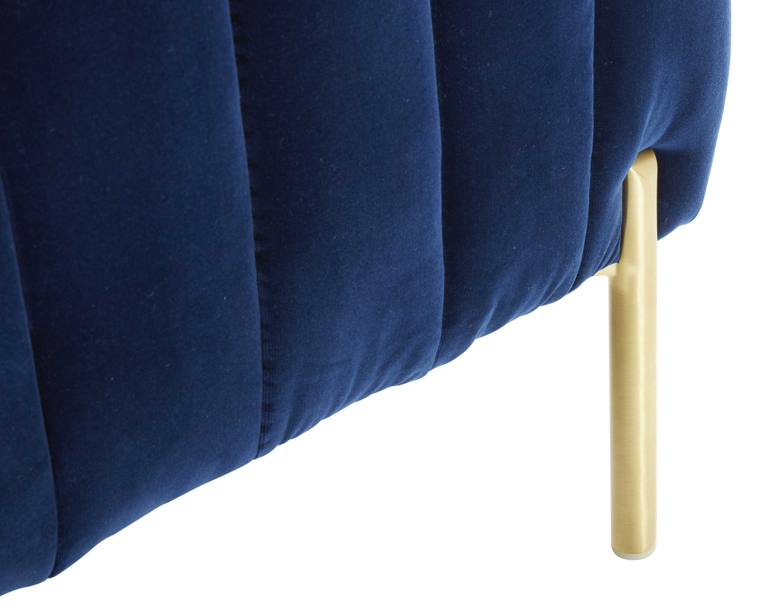 J&M Deco Sofa - Blue, Fabric