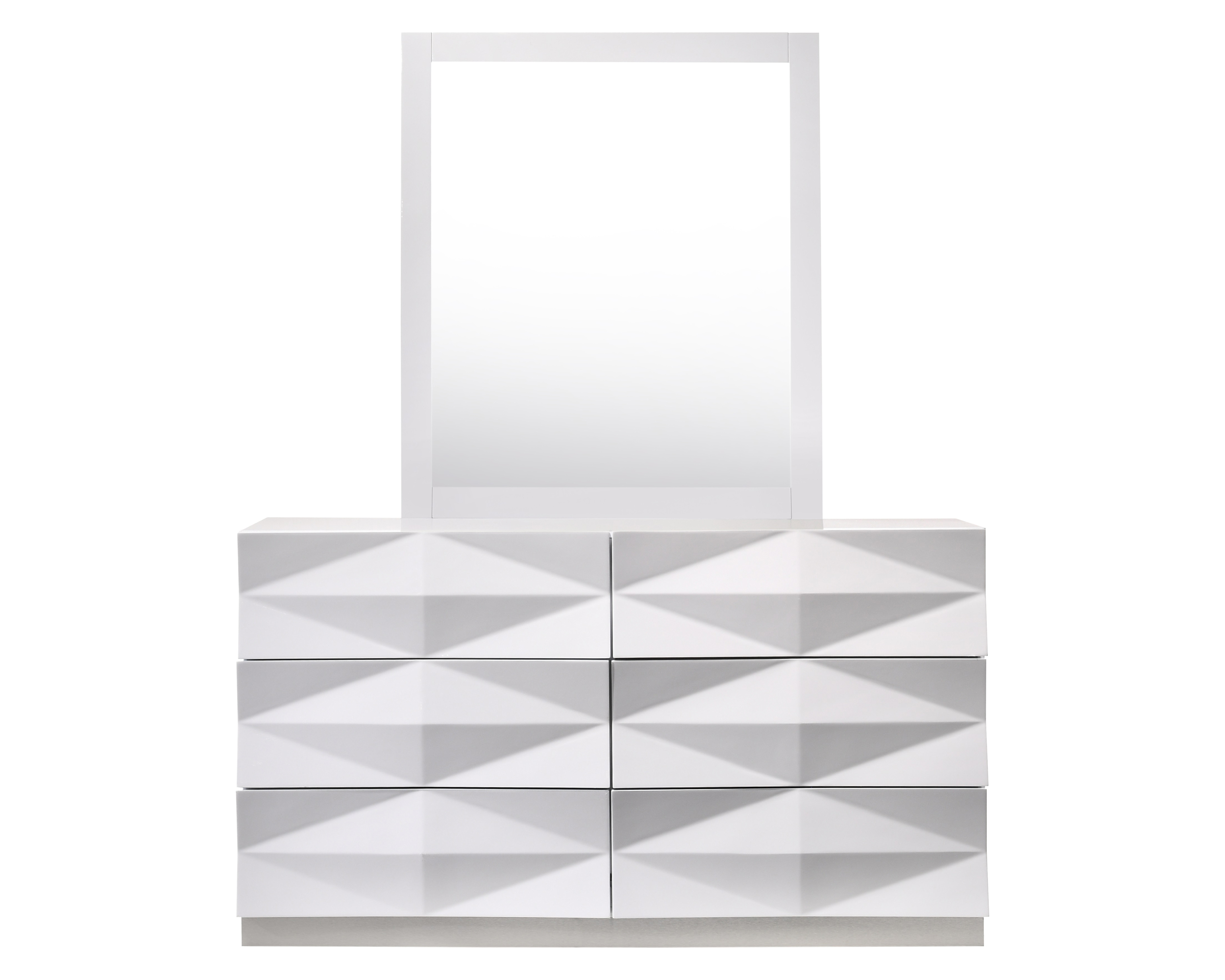 J&M - Verona Dresser & Mirror in White