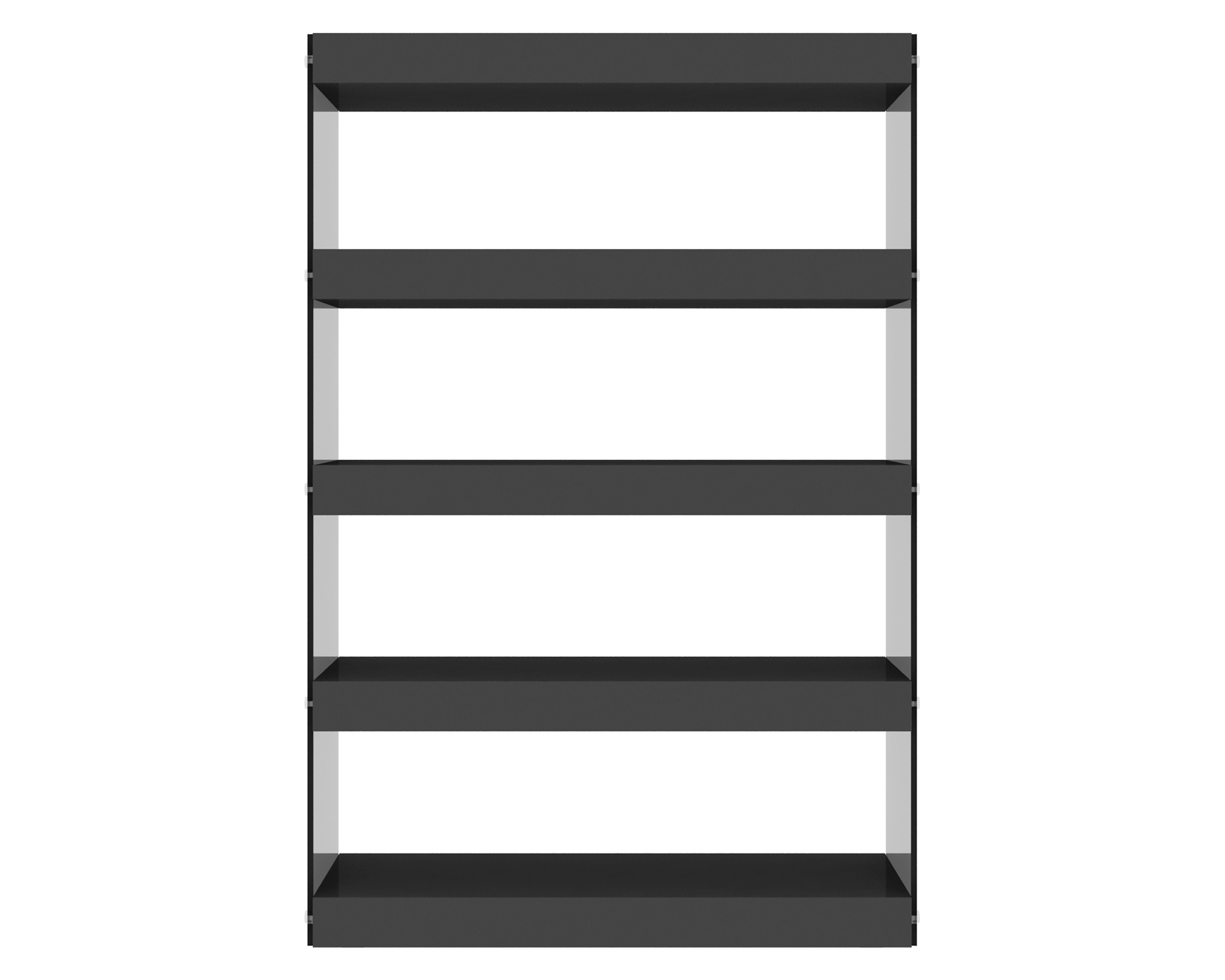 J&M Cloud Curio Unit - Gray, High Gloss
