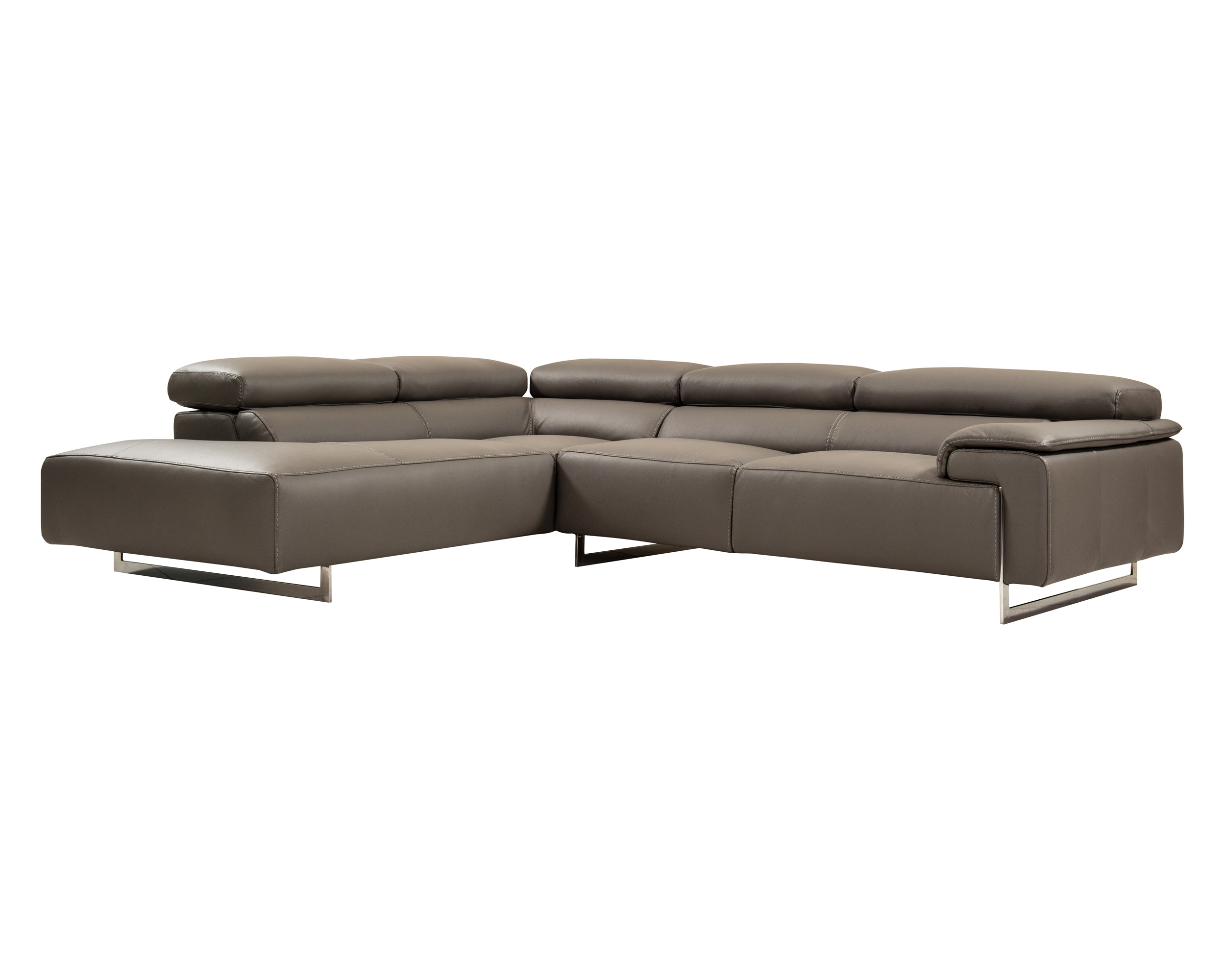 J&M I794 Sectional - Left Hand Facing Chaise, Gray