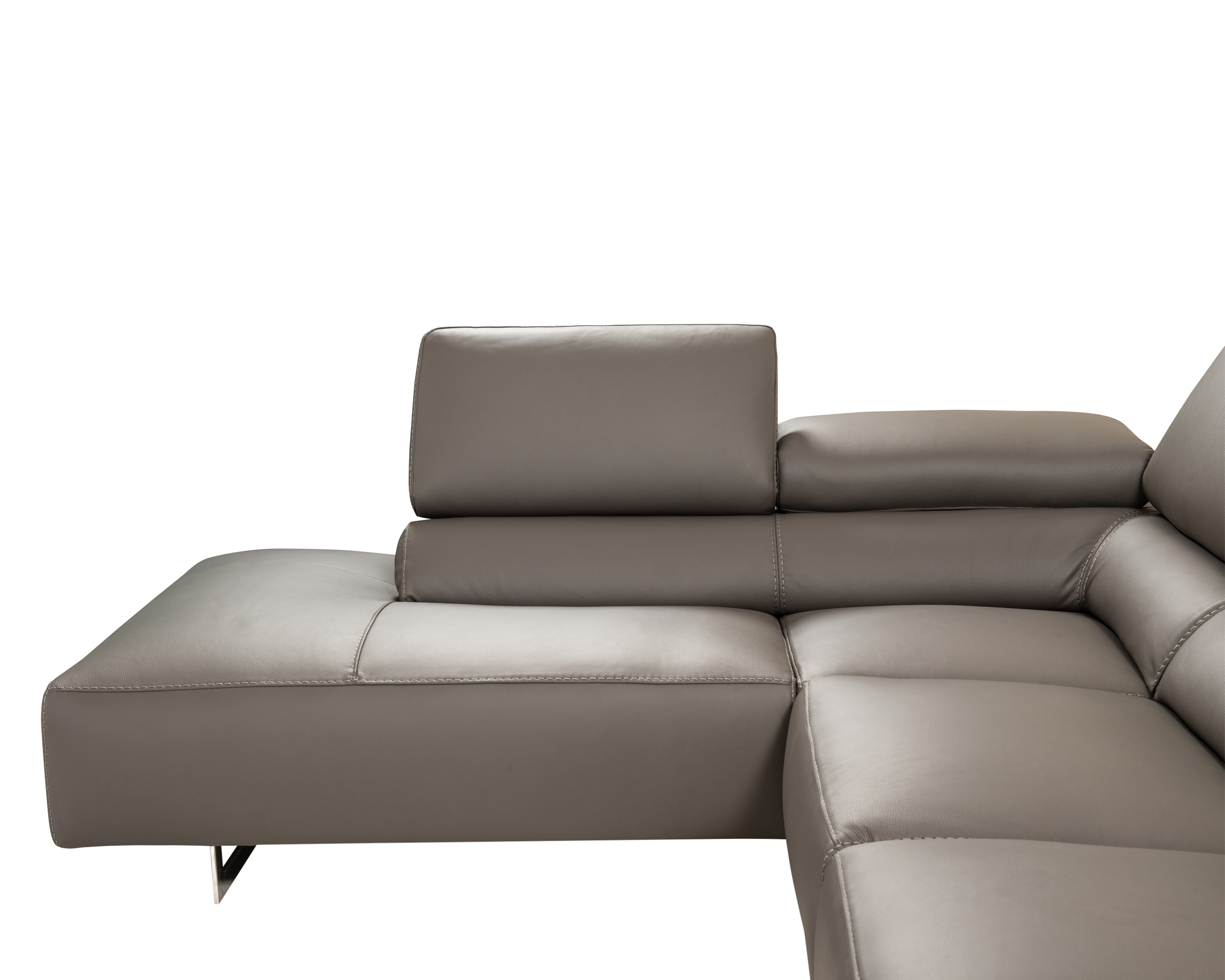J&M I794 Sectional - Left Hand Facing Chaise, Gray
