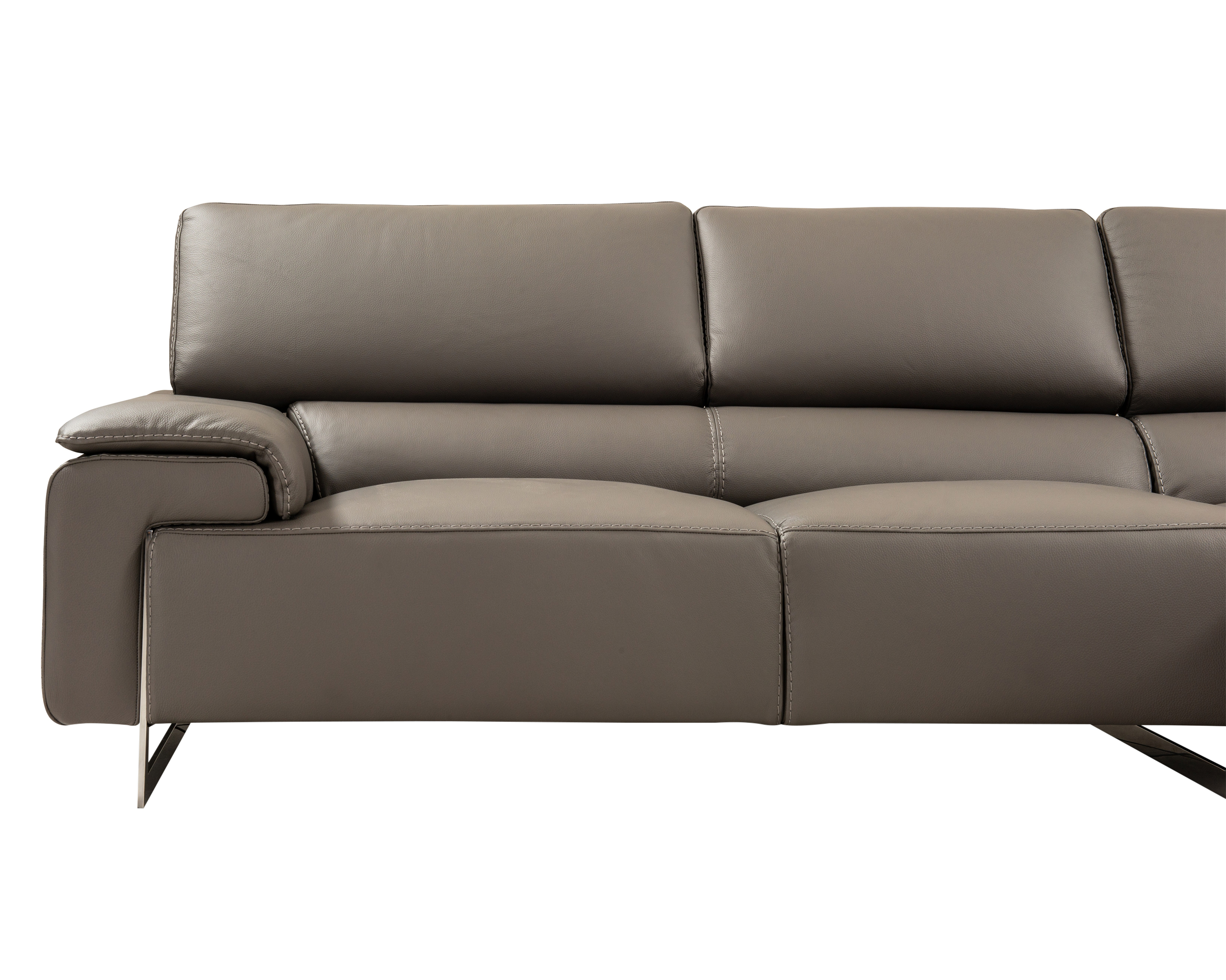 J&M I794 Sectional - Left Hand Facing Chaise, Gray