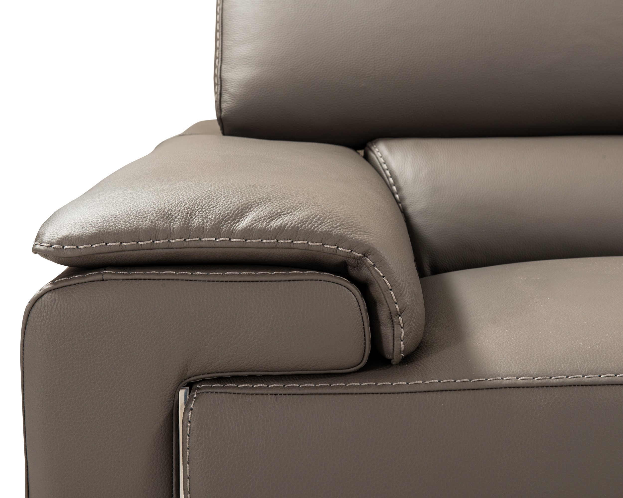 J&M I794 Sectional - Left Hand Facing Chaise, Gray
