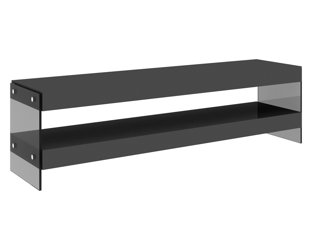J&M Cloud TV Base - Gray, High Gloss