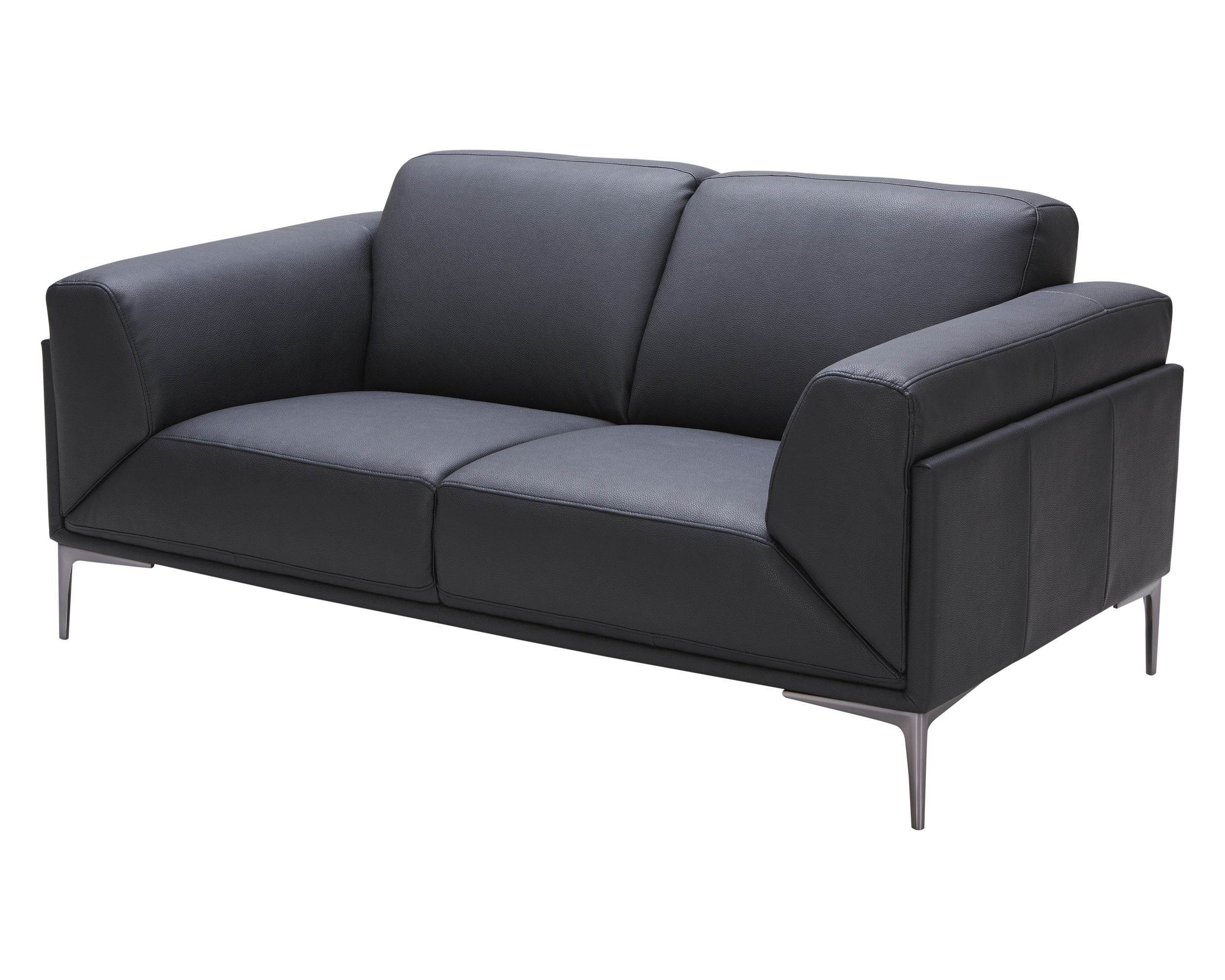J&M - Knight Loveseat in Black