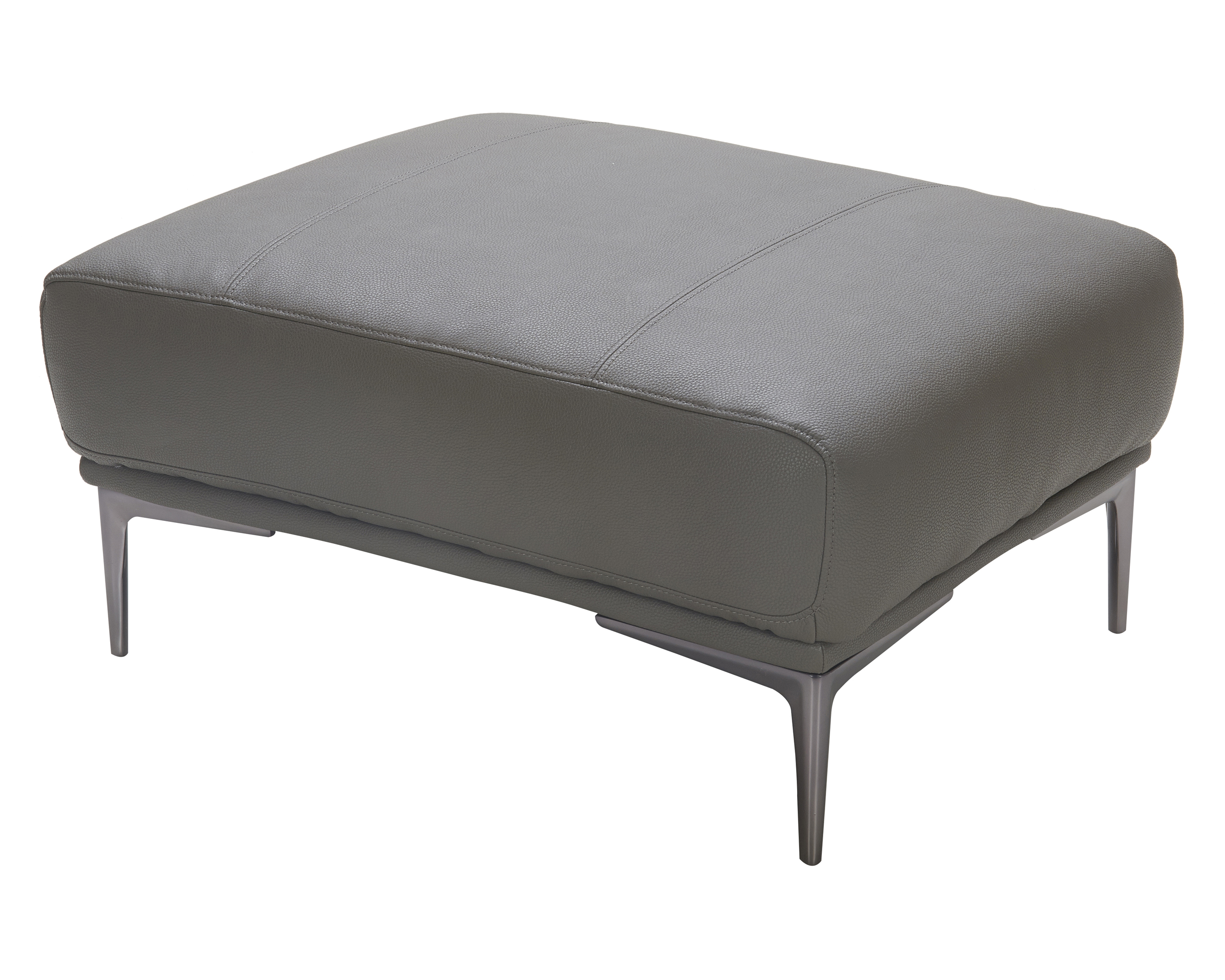 J&M - King Ottoman in Gray