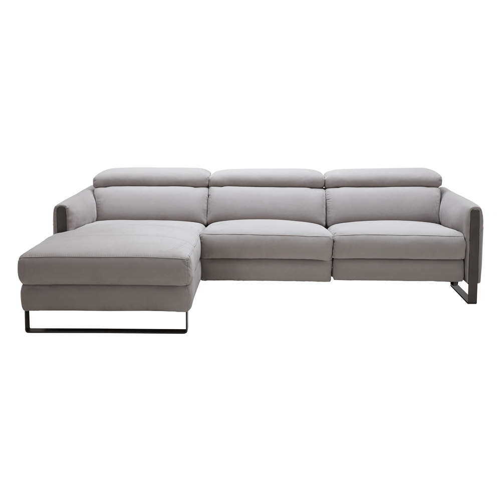 J&M Antonio Sectional - Left Hand Facing, Chalk