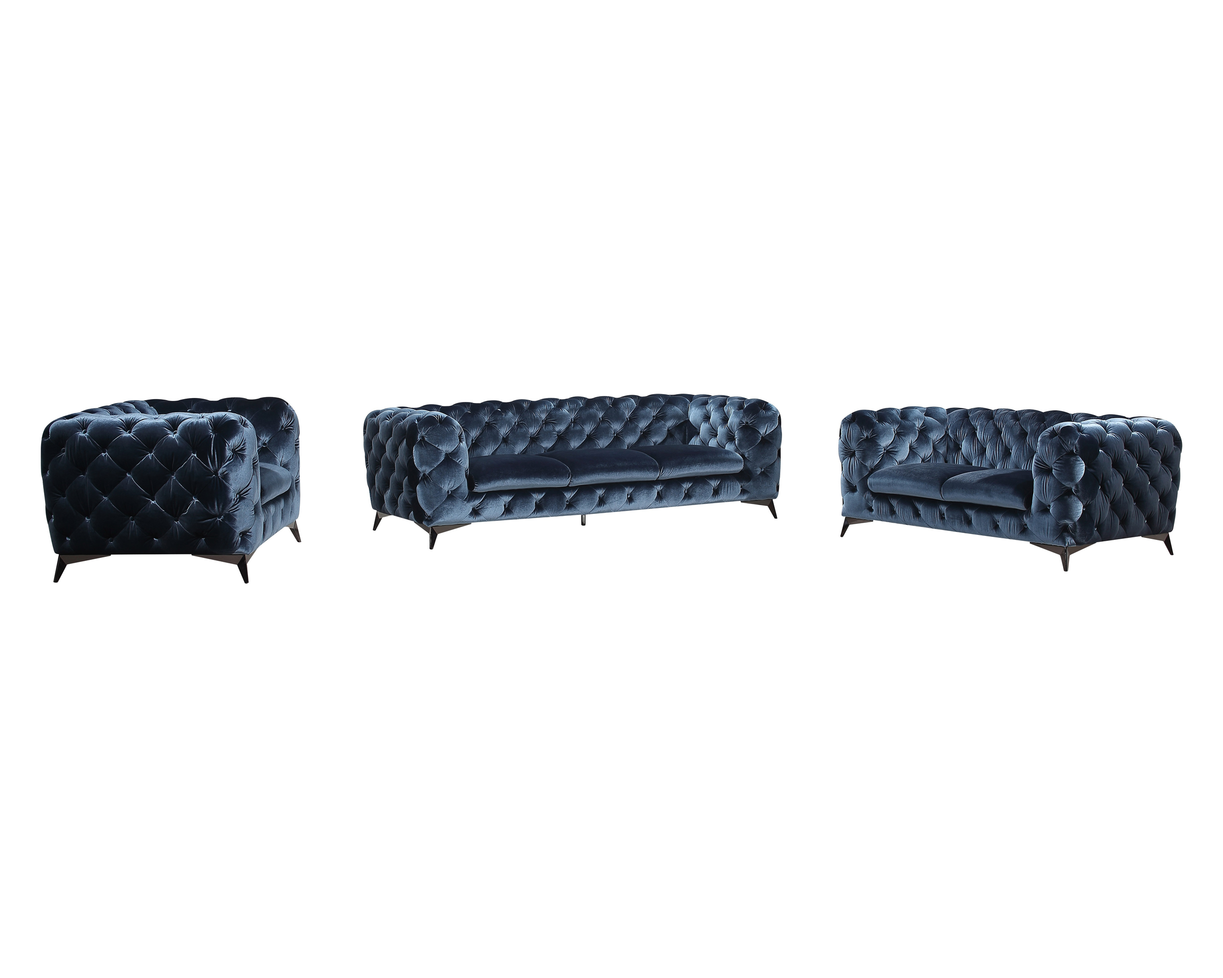 J&M Glitz Sofa - Blue