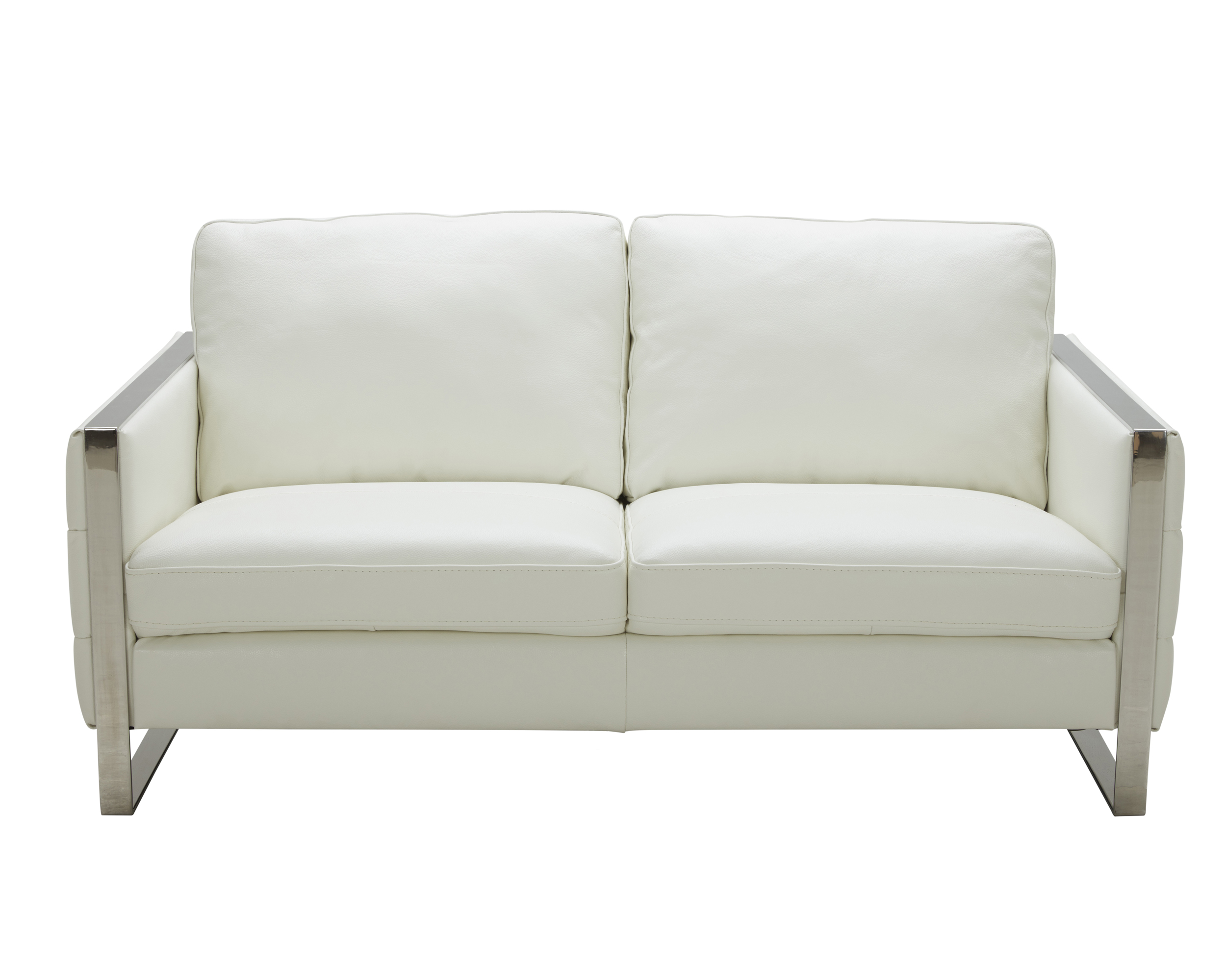 J&M Constantin Loveseat - White