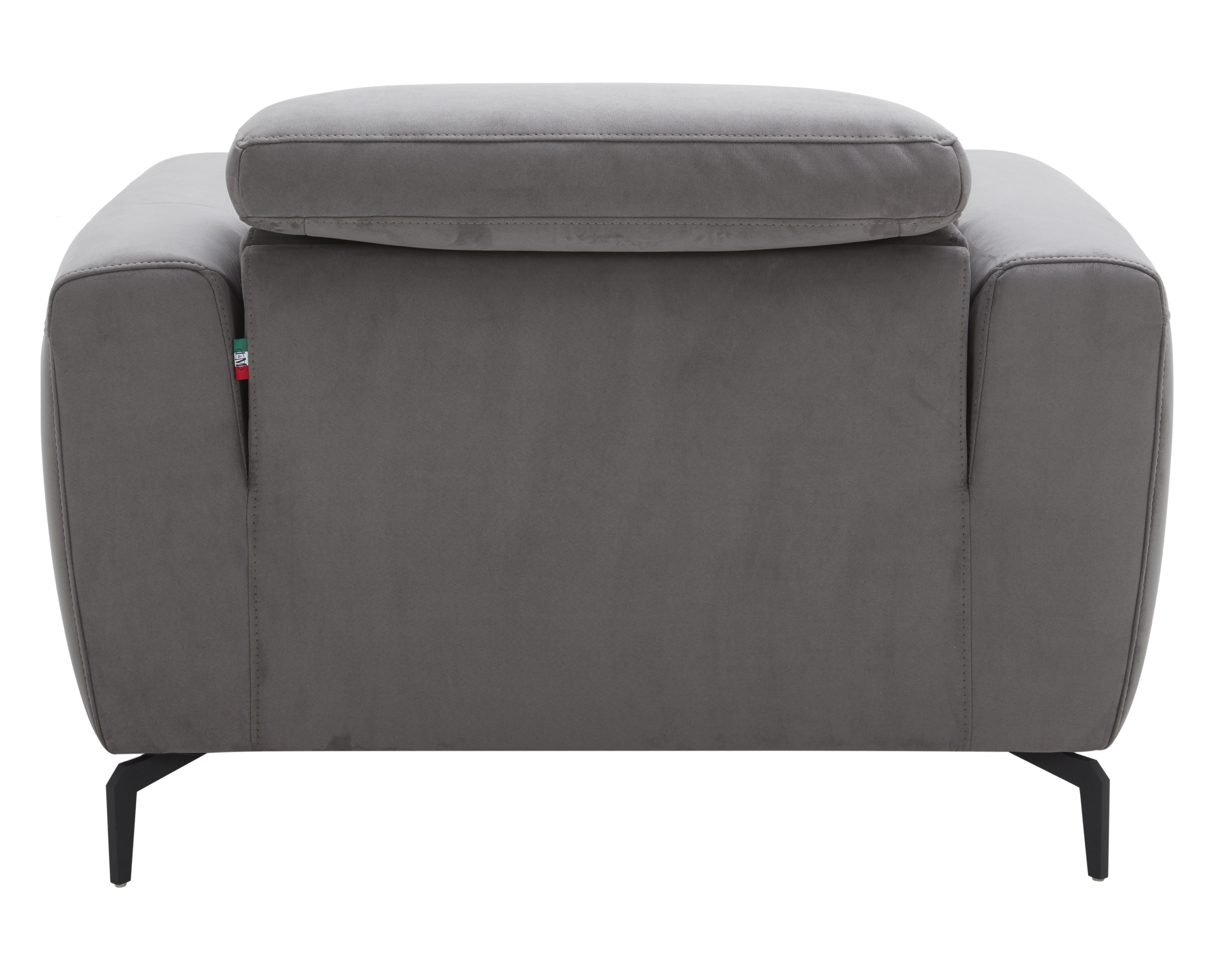 J&M Lorenzo Chair - Gray, Fabric