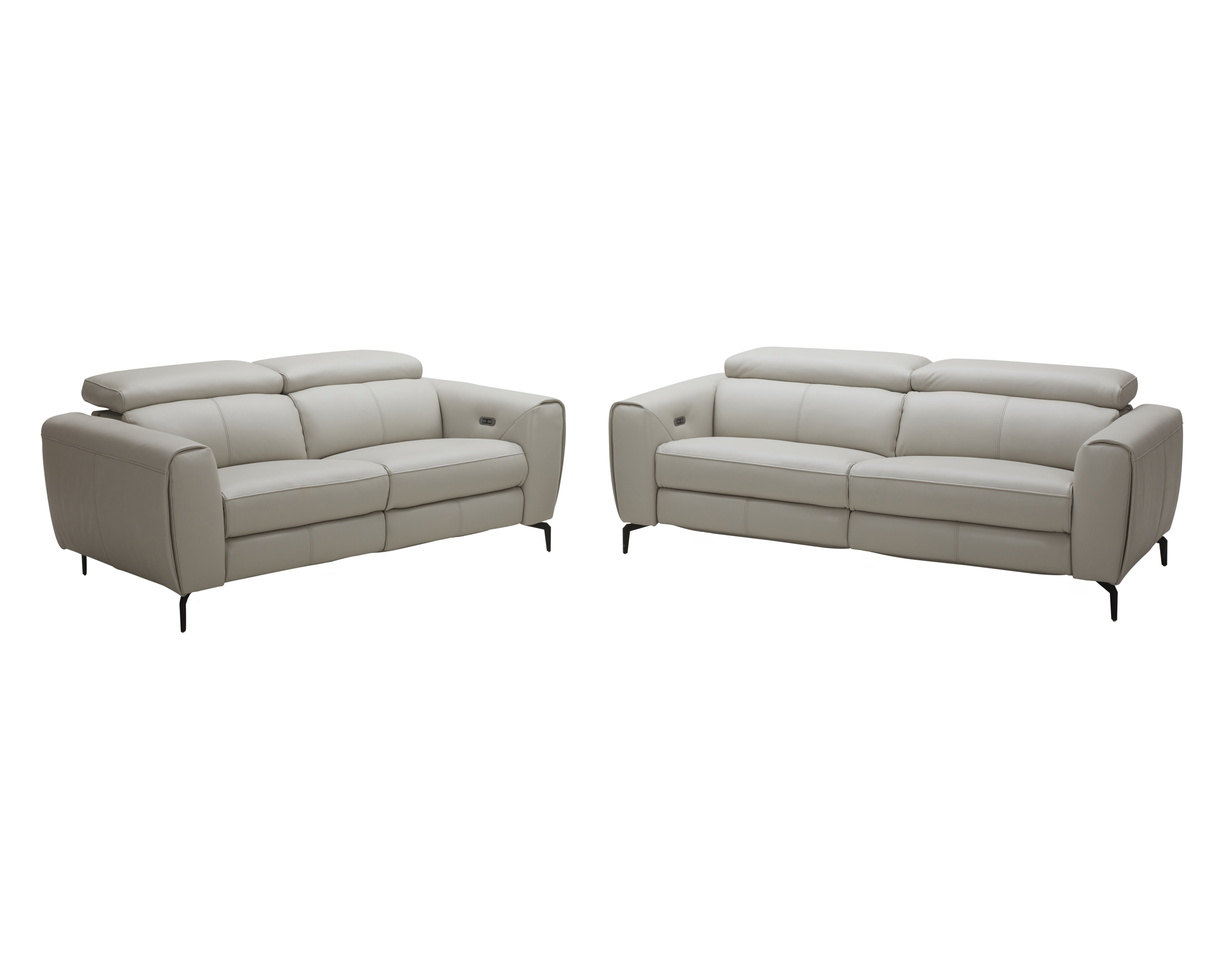 J&M Lorenzo Sofa - Light Gray
