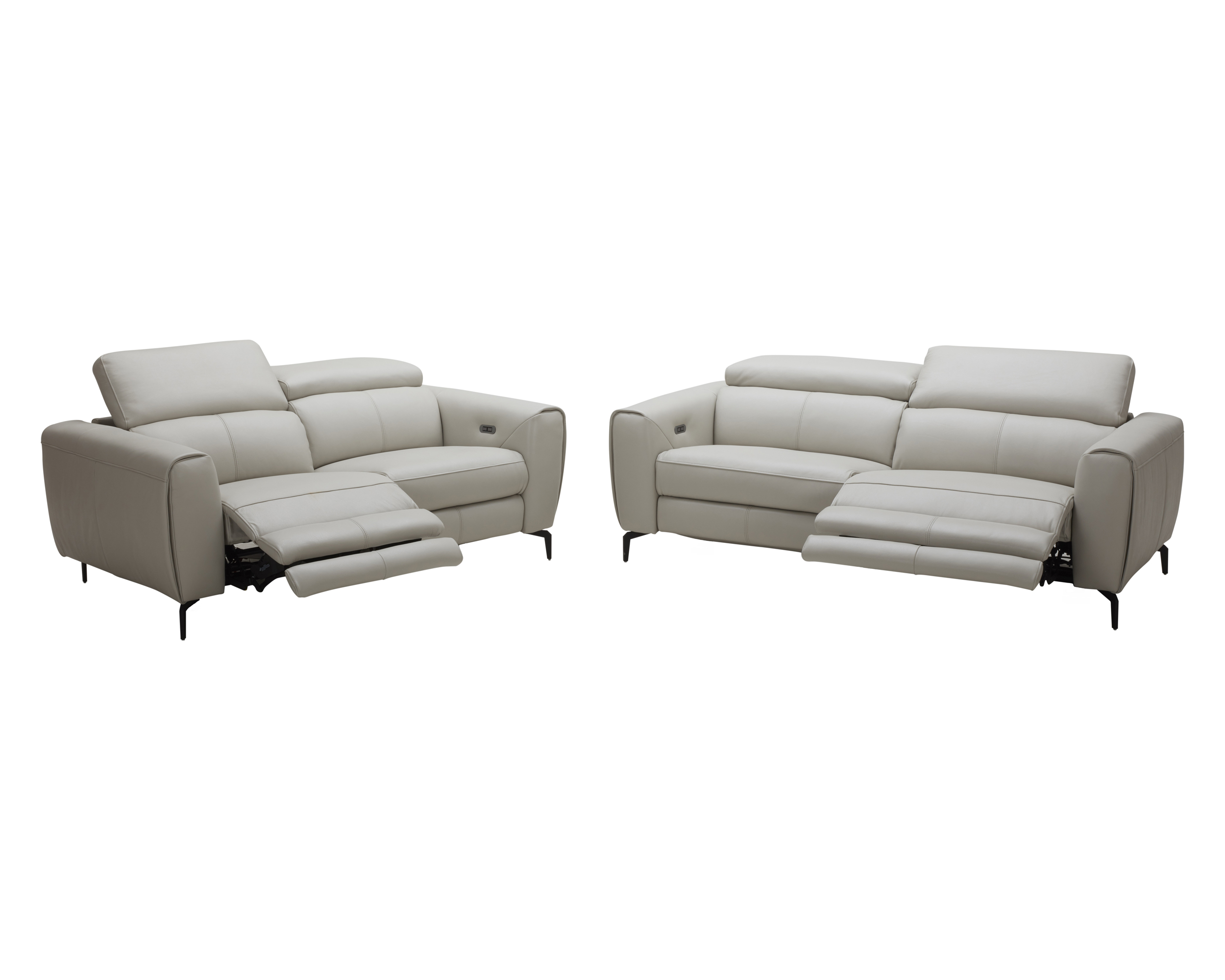 J&M Lorenzo Sofa - Light Gray