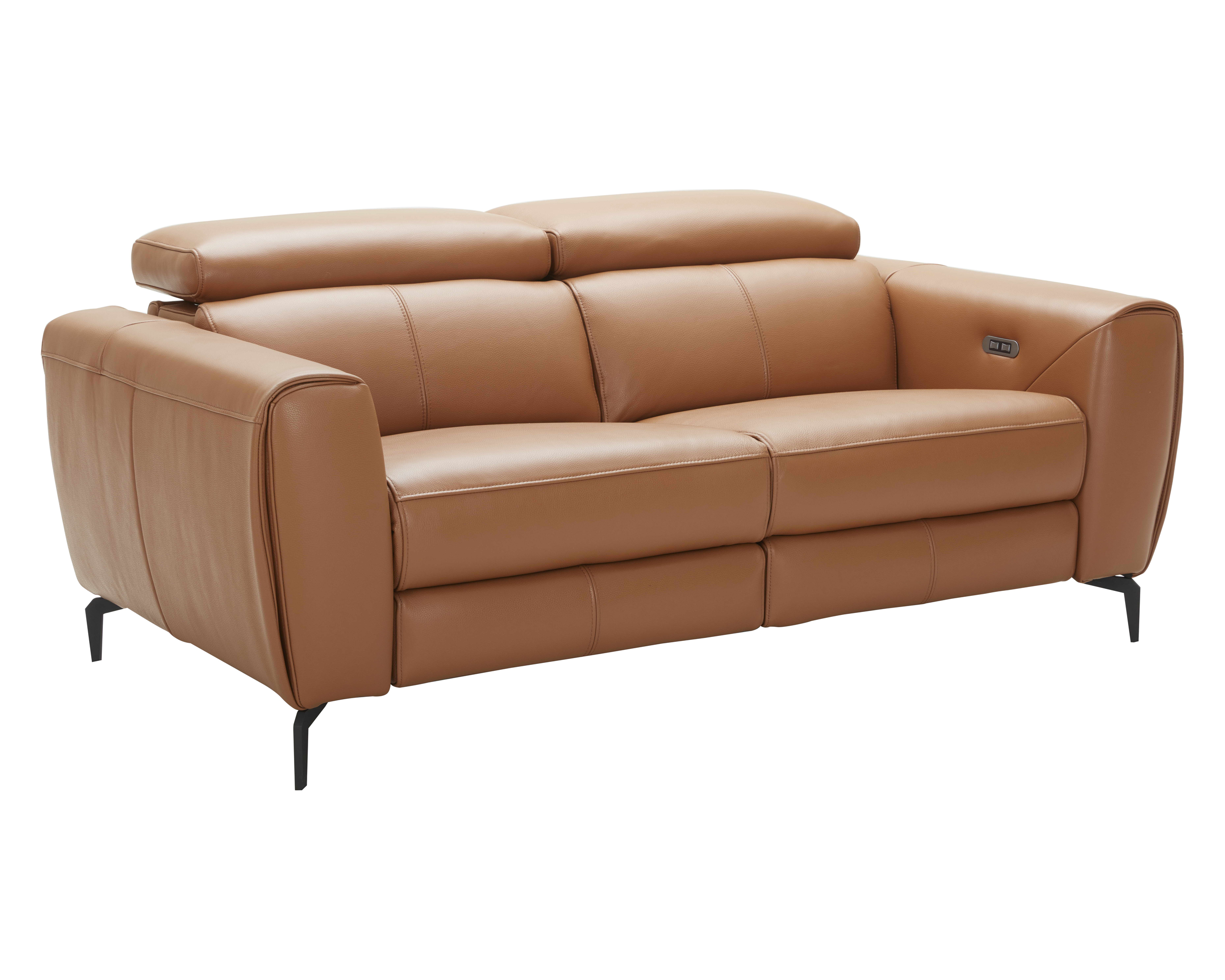J&M Lorenzo Loveseat - Caramel