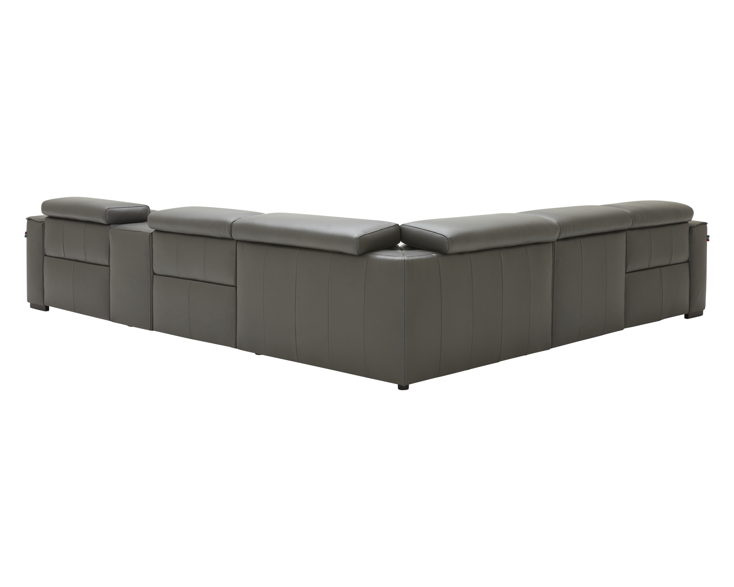 J&M Picasso Motion Sectional - Dark Gray
