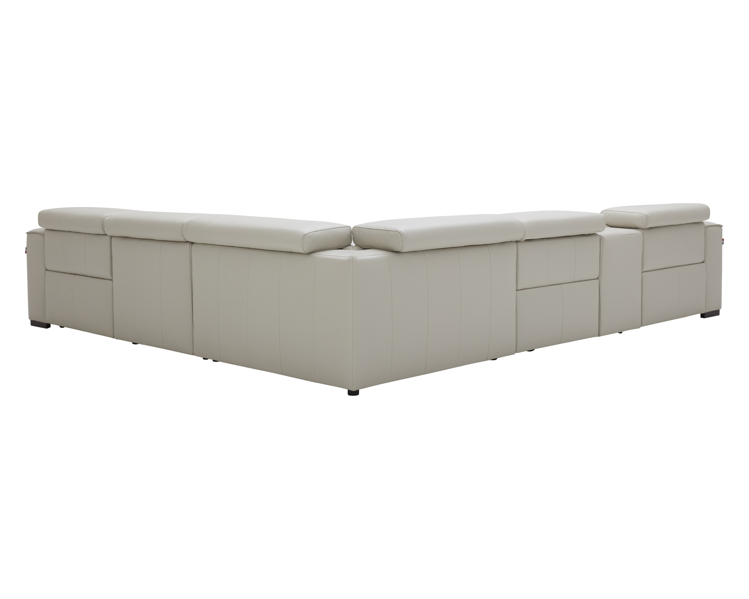 J&M Picasso Motion Sectional - Silver Gray