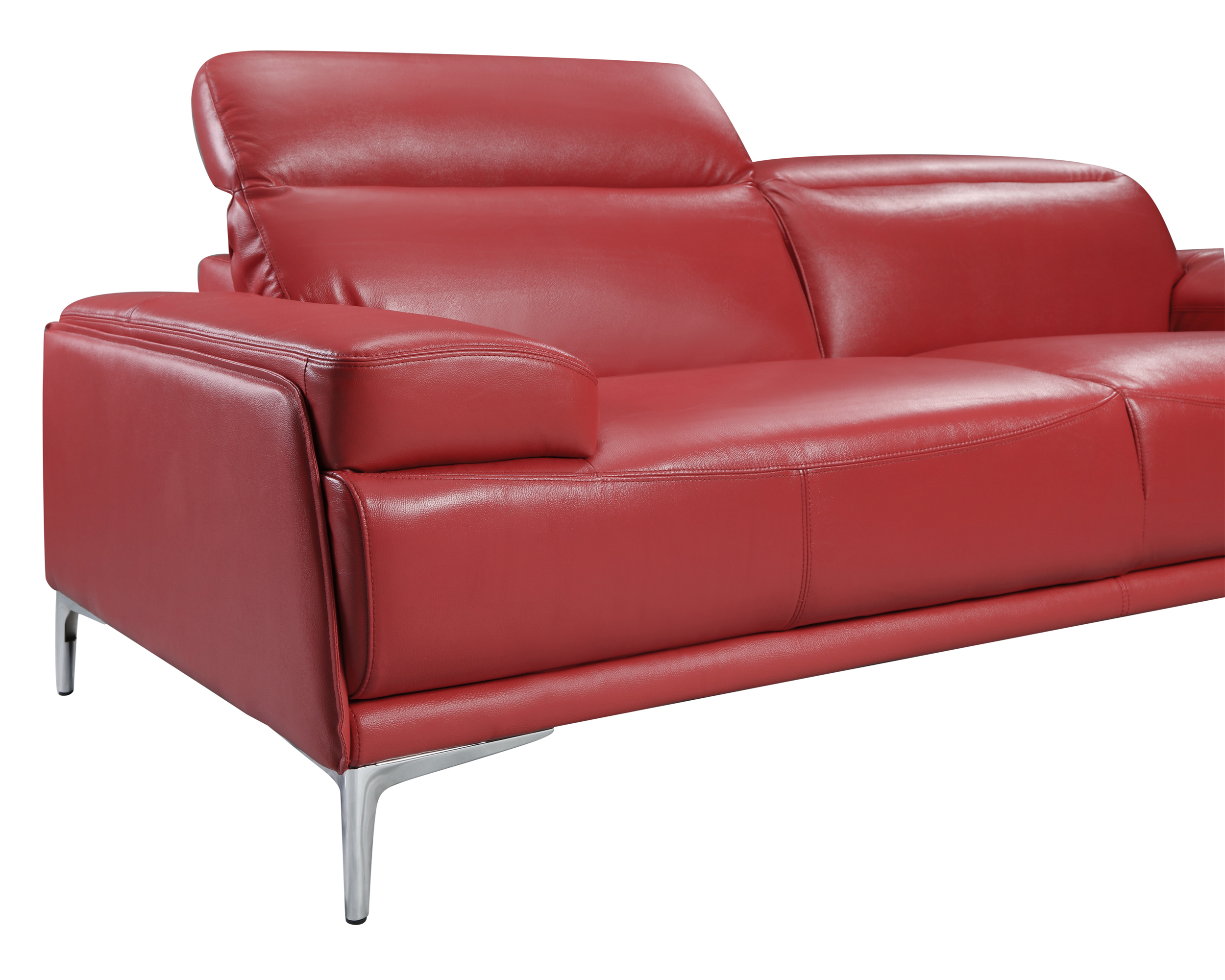 J&M Nicolo Loveseat - Red