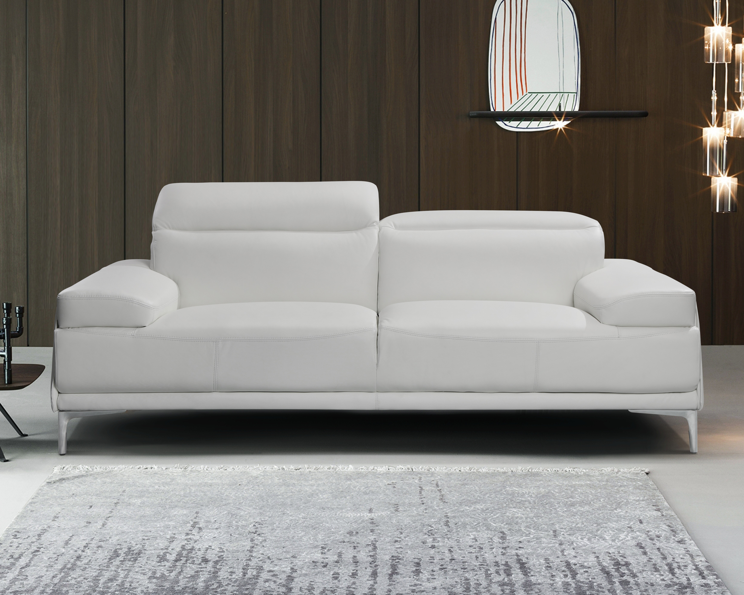 J&M Nicolo Sofa - White